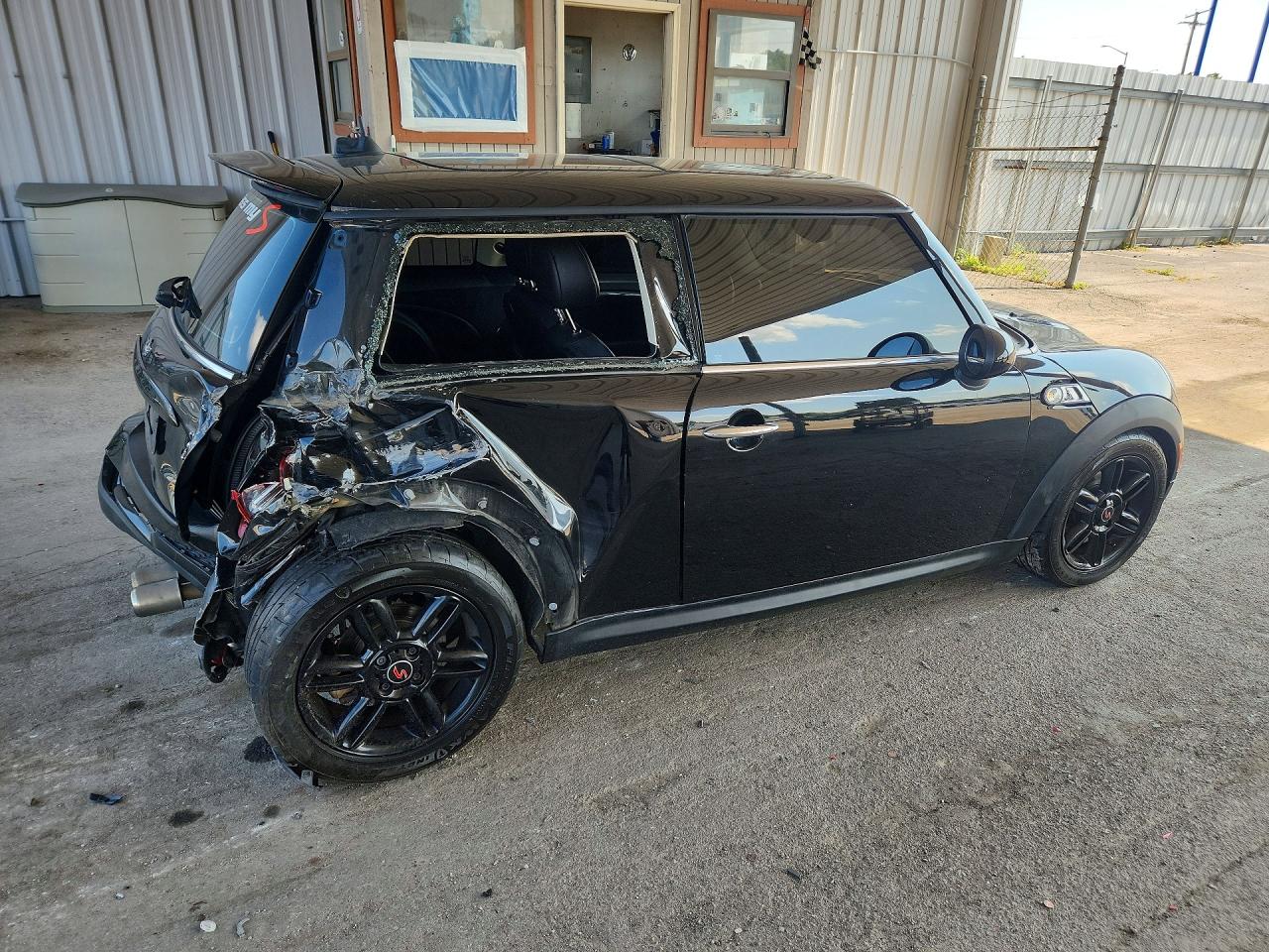 2013 Mini Cooper S Black vin: WMWSV3C53DT393643