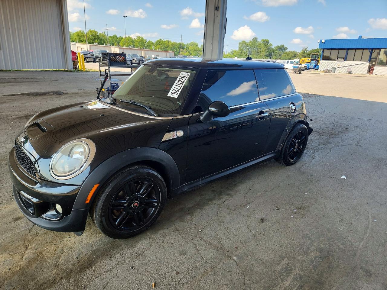 2013 Mini Cooper S Черный vin: WMWSV3C53DT393643