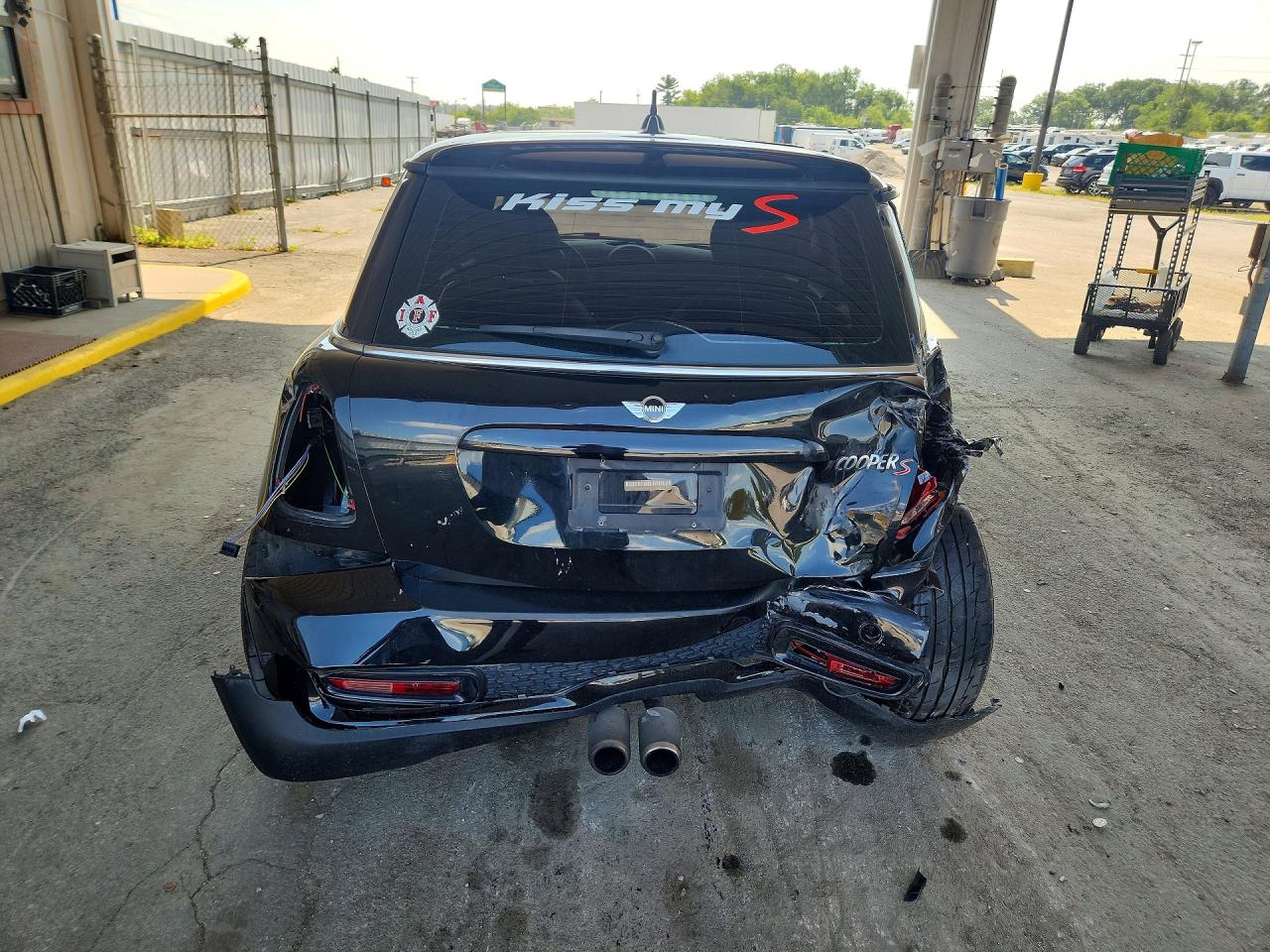 2013 Mini Cooper S Black vin: WMWSV3C53DT393643