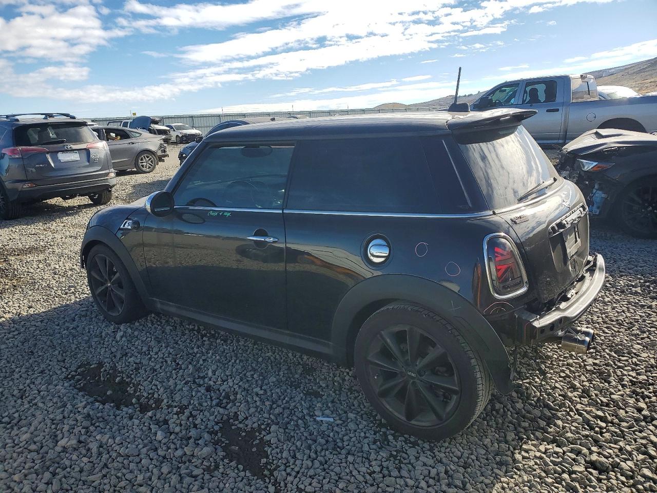 2013 Mini Cooper S Black vin: WMWSV3C53DT393688