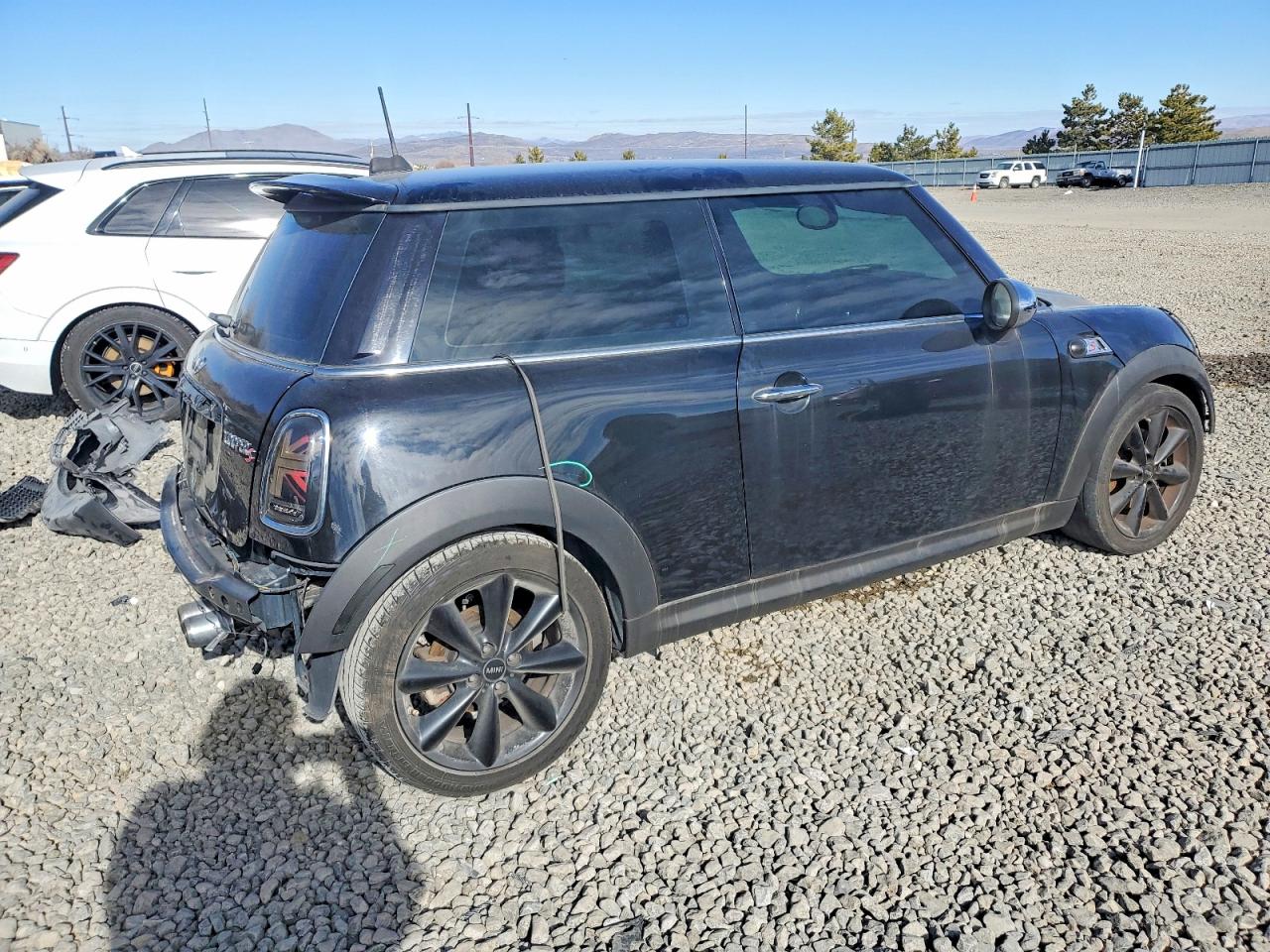 2013 Mini Cooper S Black vin: WMWSV3C53DT393688