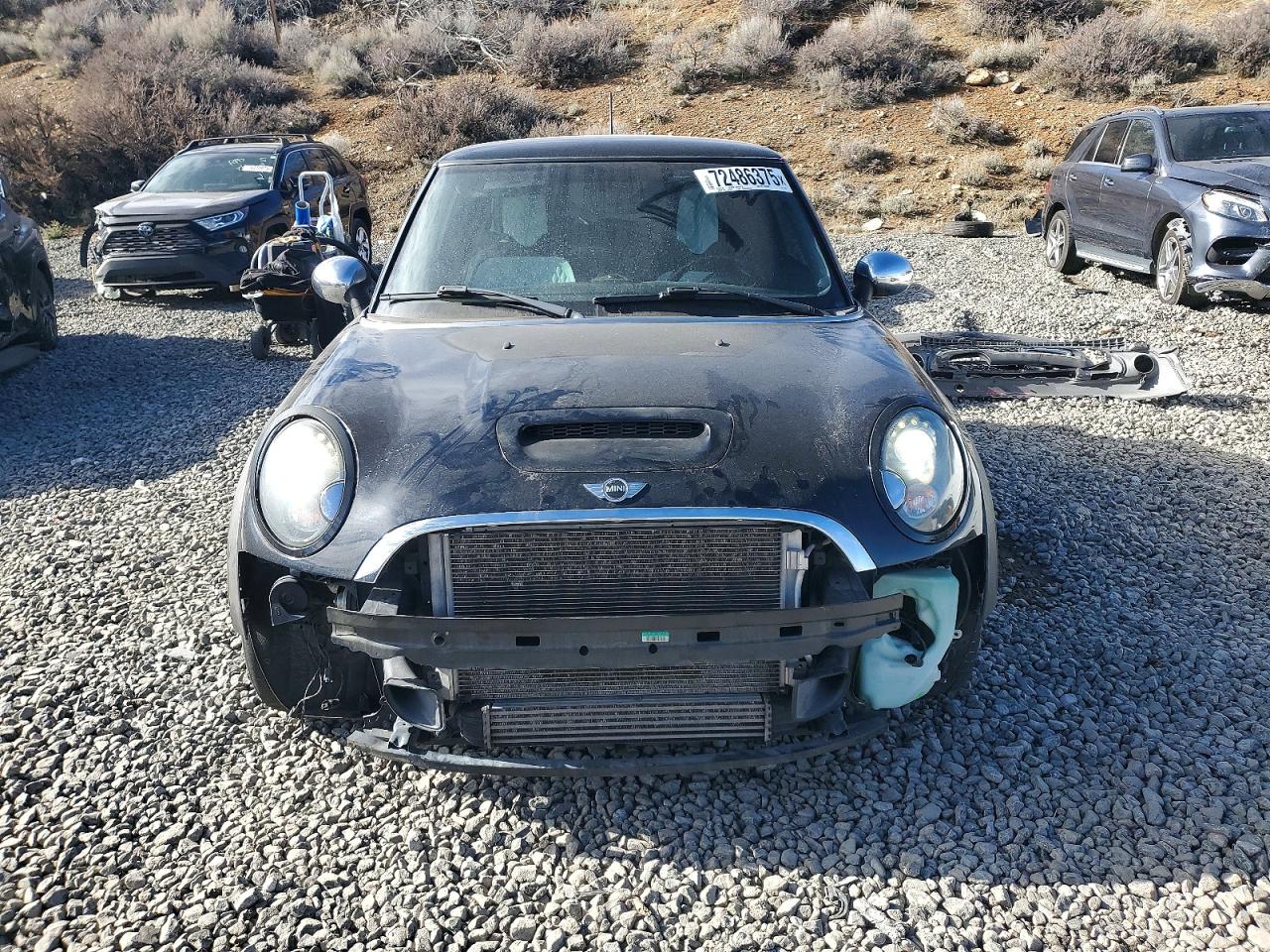 2013 Mini Cooper S Black vin: WMWSV3C53DT393688