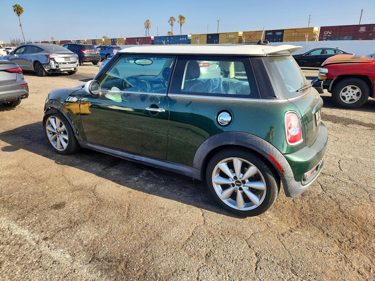 2013 Mini Cooper S Зеленый vin: WMWSV3C53DT475694