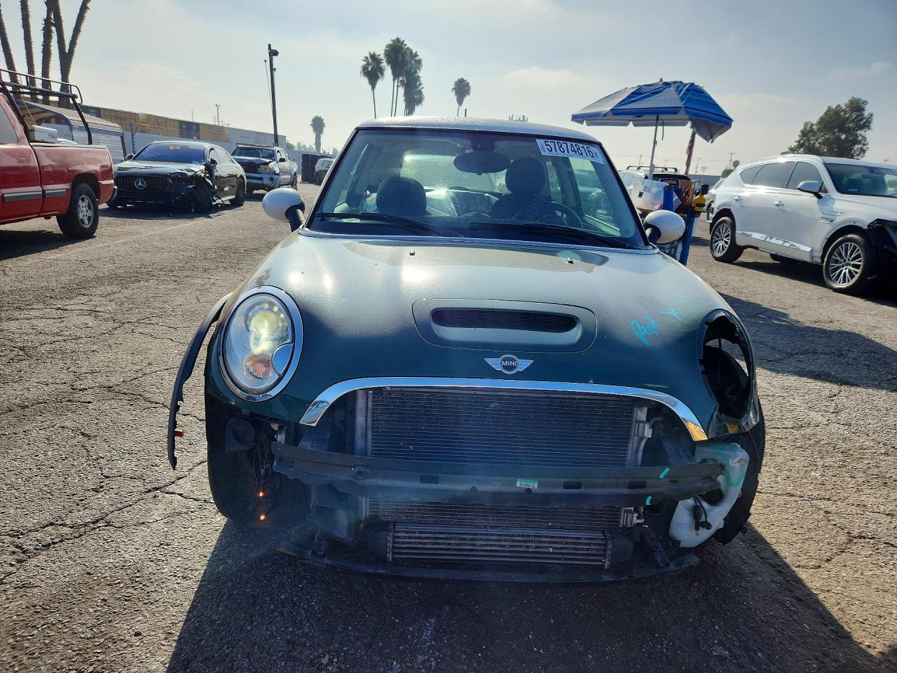 2013 Mini Cooper S Зеленый vin: WMWSV3C53DT475694