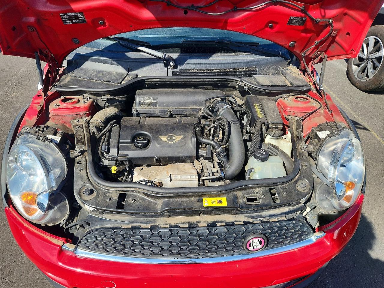 2012 Mini Cooper S Red vin: WMWSV3C54CTY16860