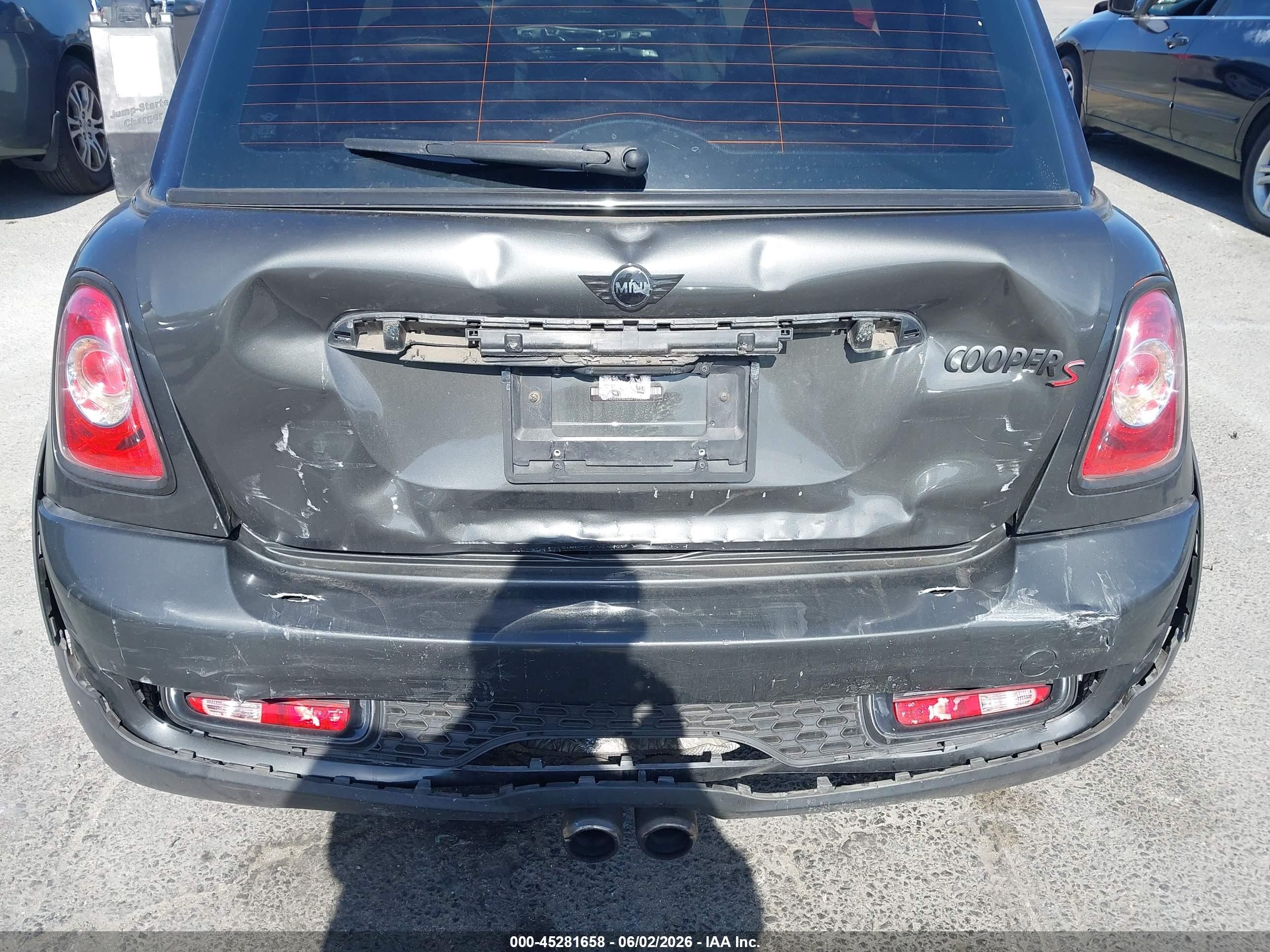 2013 Mini Hardtop Cooper S Gray vin: WMWSV3C54DT392789