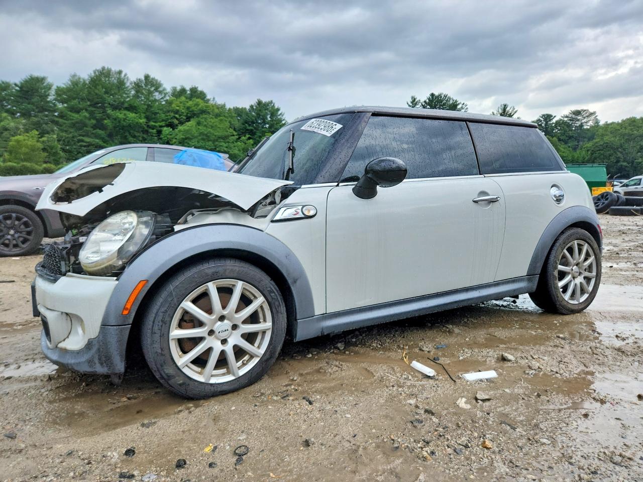 2011 Mini Cooper S Бежевый vin: WMWSV3C55BTY20091
