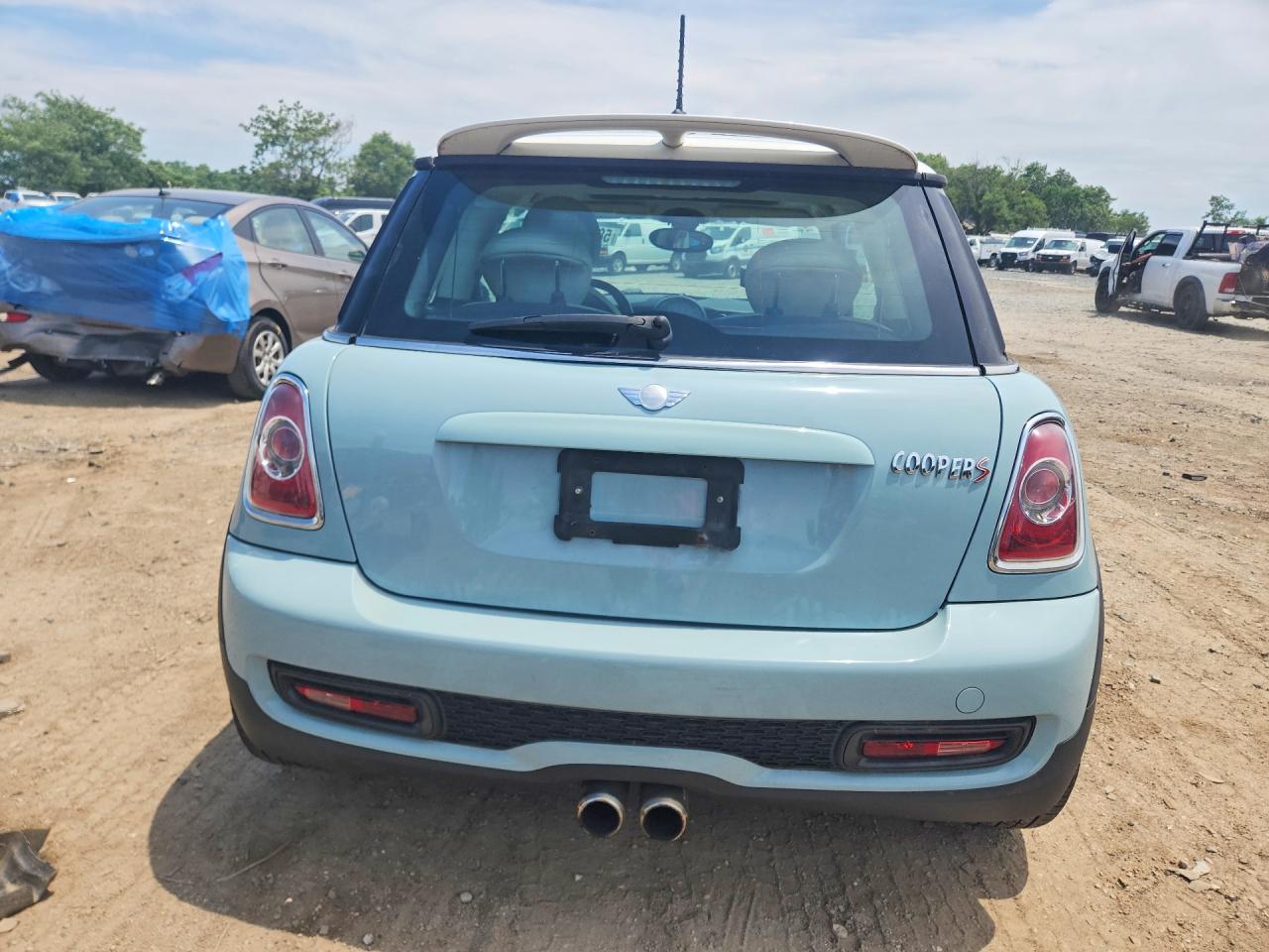 2012 Mini Cooper S Gray vin: WMWSV3C55CT385221