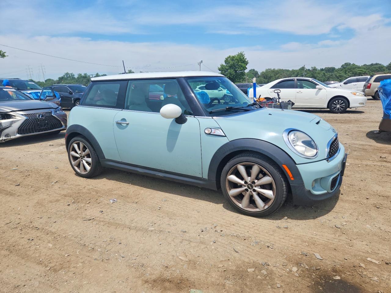 2012 Mini Cooper S Gray vin: WMWSV3C55CT385221