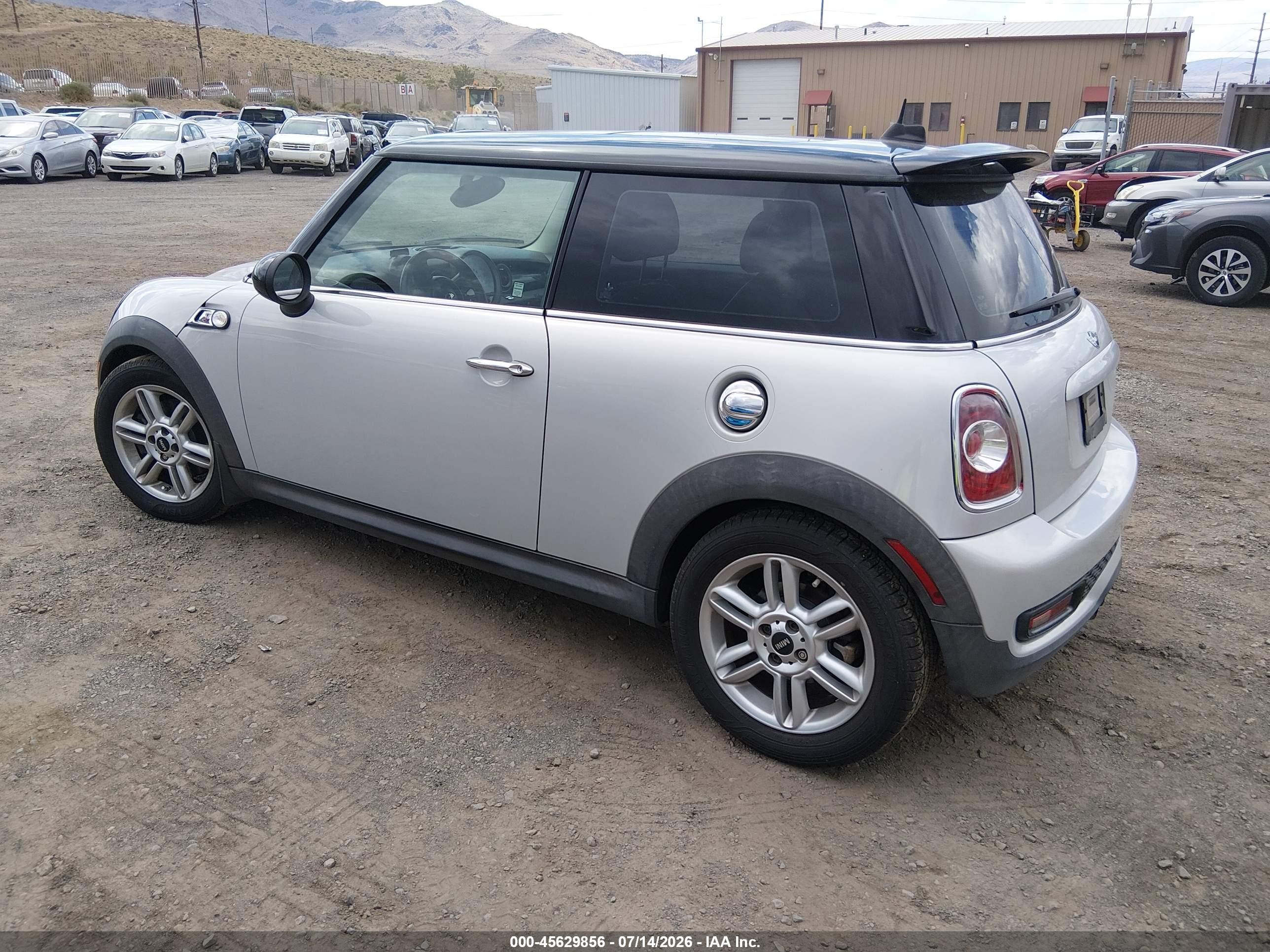 2012 Mini Cooper S   Silver vin: WMWSV3C55CT387597
