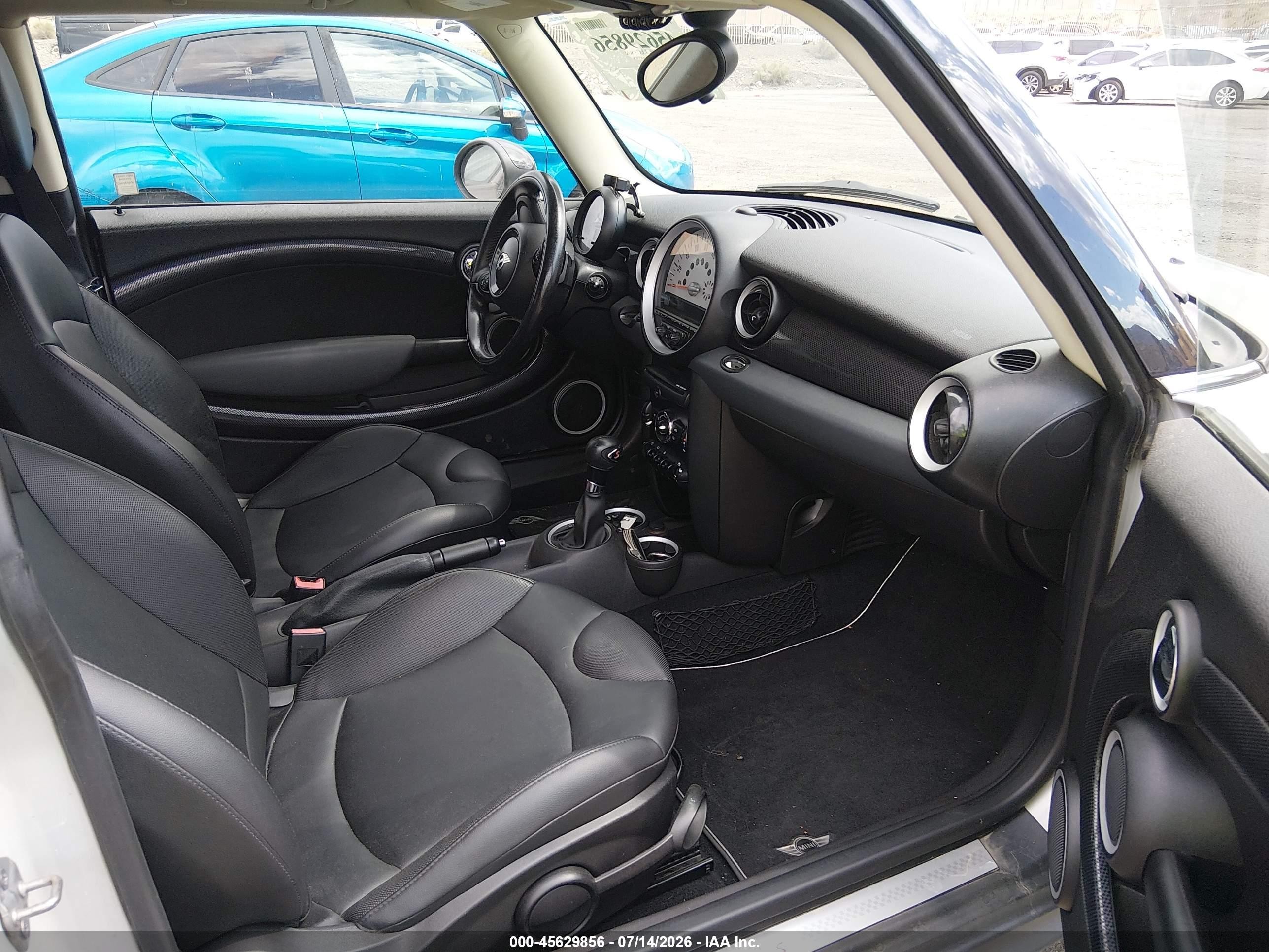 2012 Mini Cooper S   Silver vin: WMWSV3C55CT387597