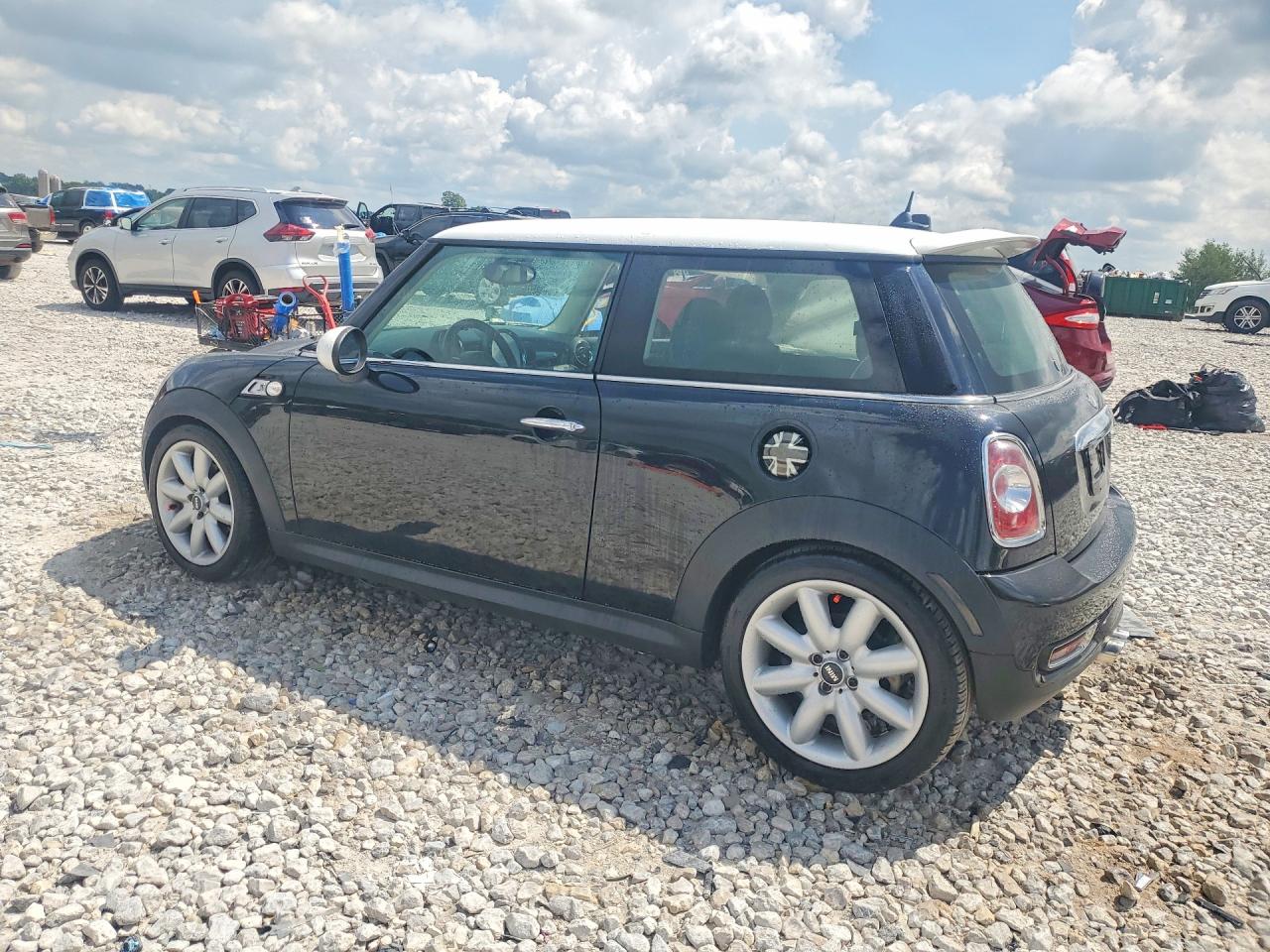 2012 Mini Cooper S Black vin: WMWSV3C55CTY25390