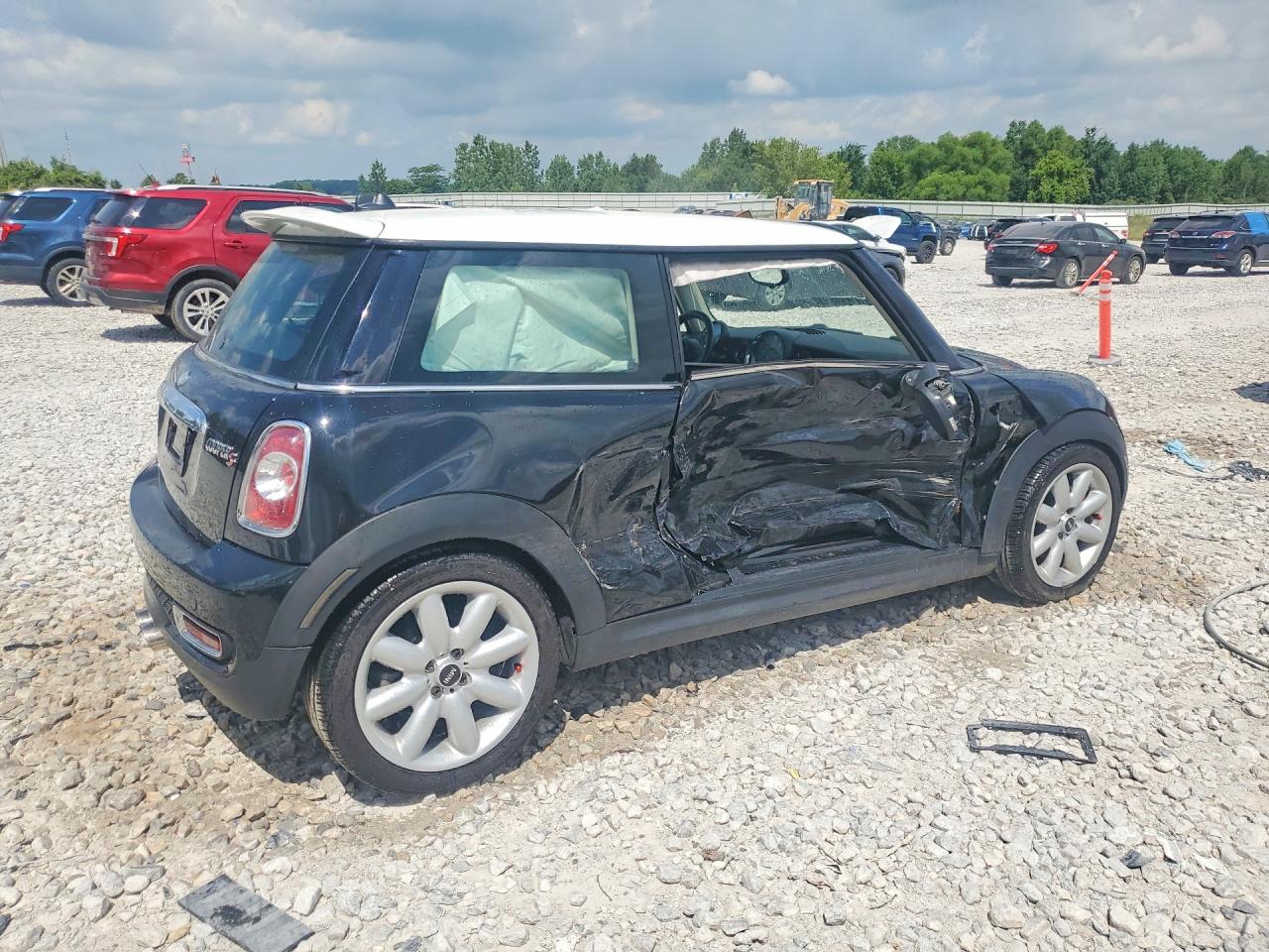 2012 Mini Cooper S Black vin: WMWSV3C55CTY25390