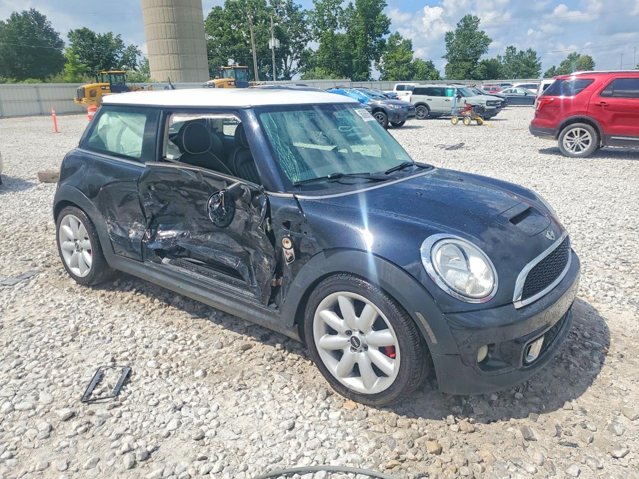 2012 Mini Cooper S Black vin: WMWSV3C55CTY25390