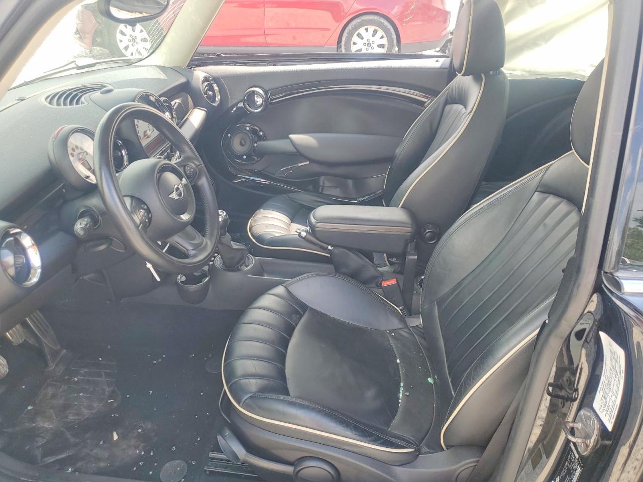 2012 Mini Cooper S Black vin: WMWSV3C55CTY25390