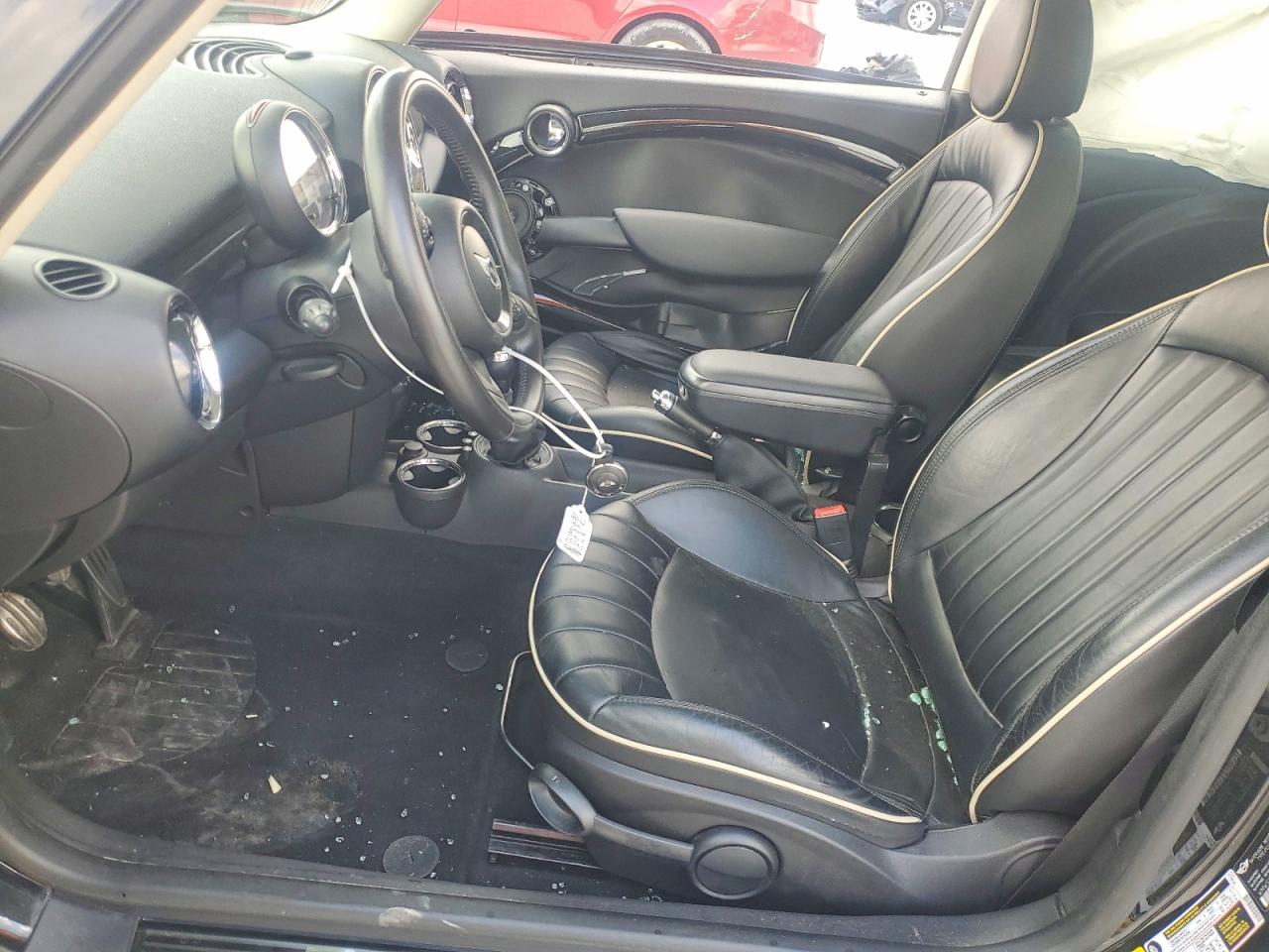 2012 Mini Cooper S Black vin: WMWSV3C55CTY25390