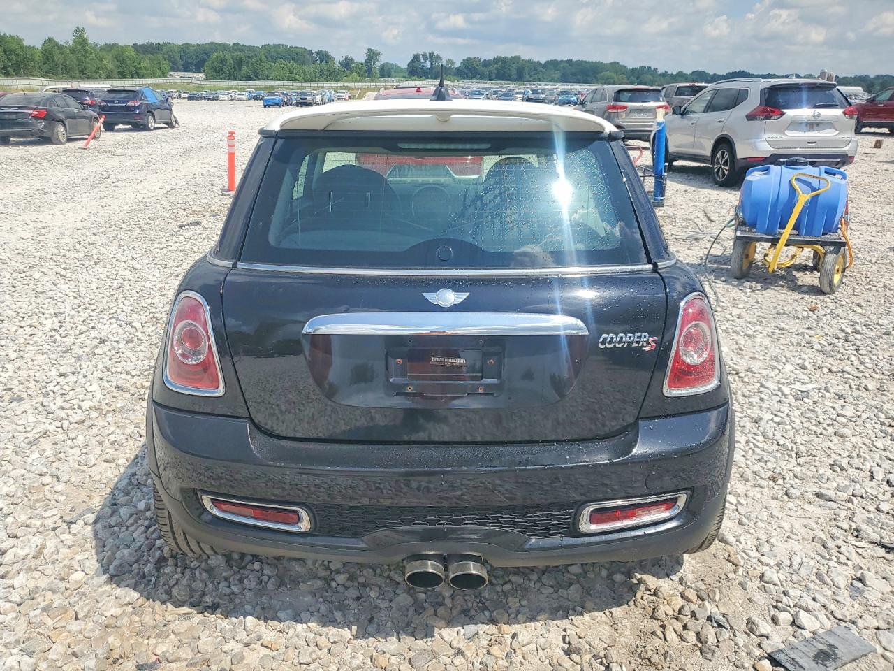 2012 Mini Cooper S Black vin: WMWSV3C55CTY25390