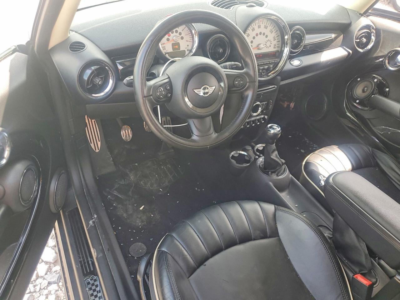 2012 Mini Cooper S Black vin: WMWSV3C55CTY25390