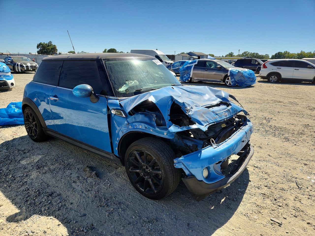 2013 Mini Cooper S Blue vin: WMWSV3C55DT389089