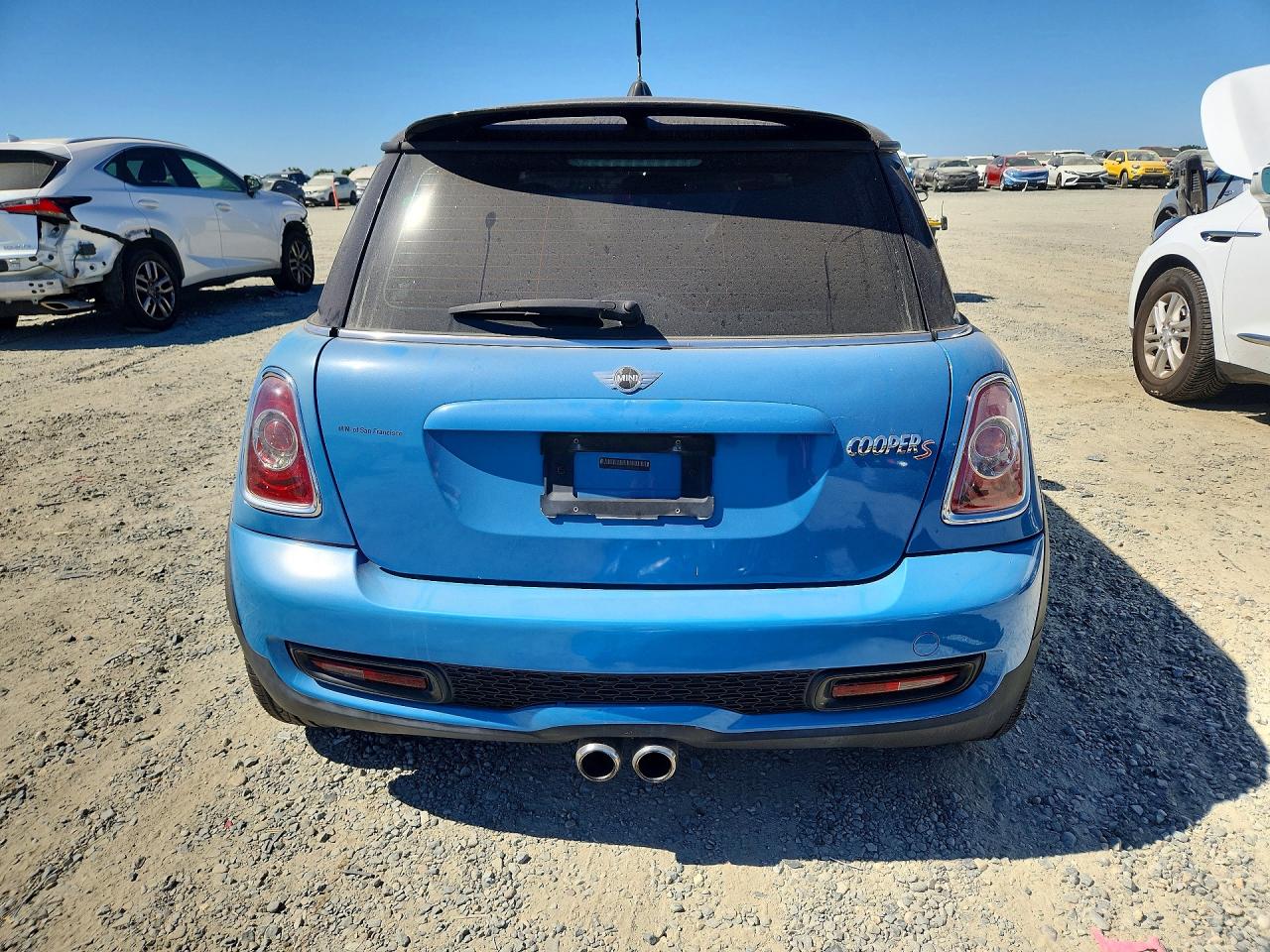 2013 Mini Cooper S Blue vin: WMWSV3C55DT389089