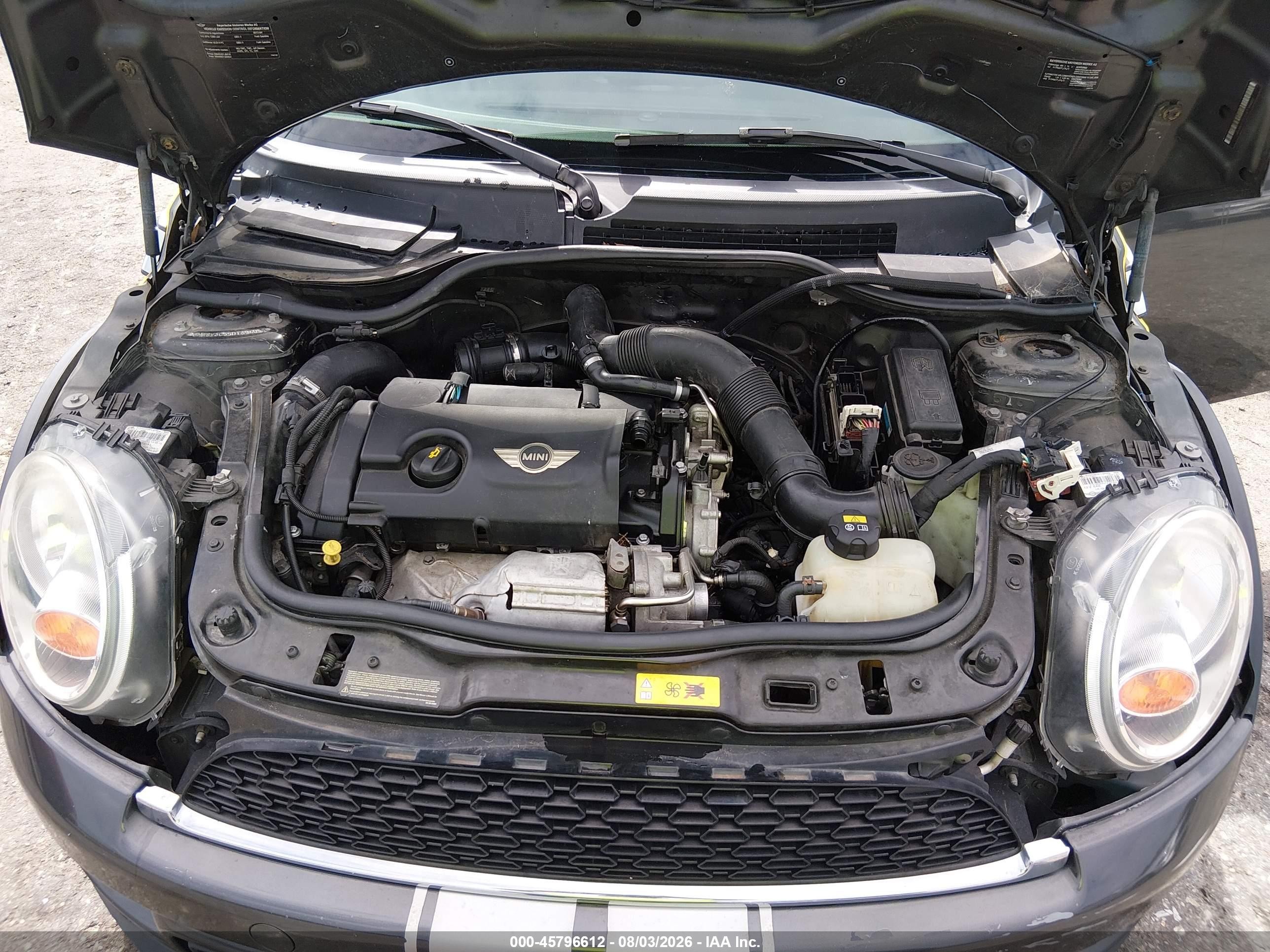 2013 Mini Hardtop Cooper S Gray vin: WMWSV3C55DT394051