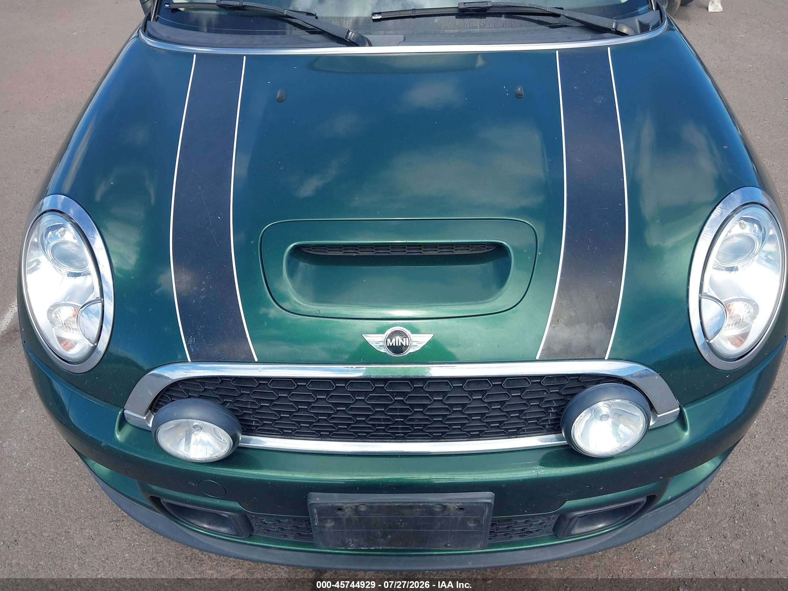 2013 Mini Hardtop Cooper S Green vin: WMWSV3C55DT476264