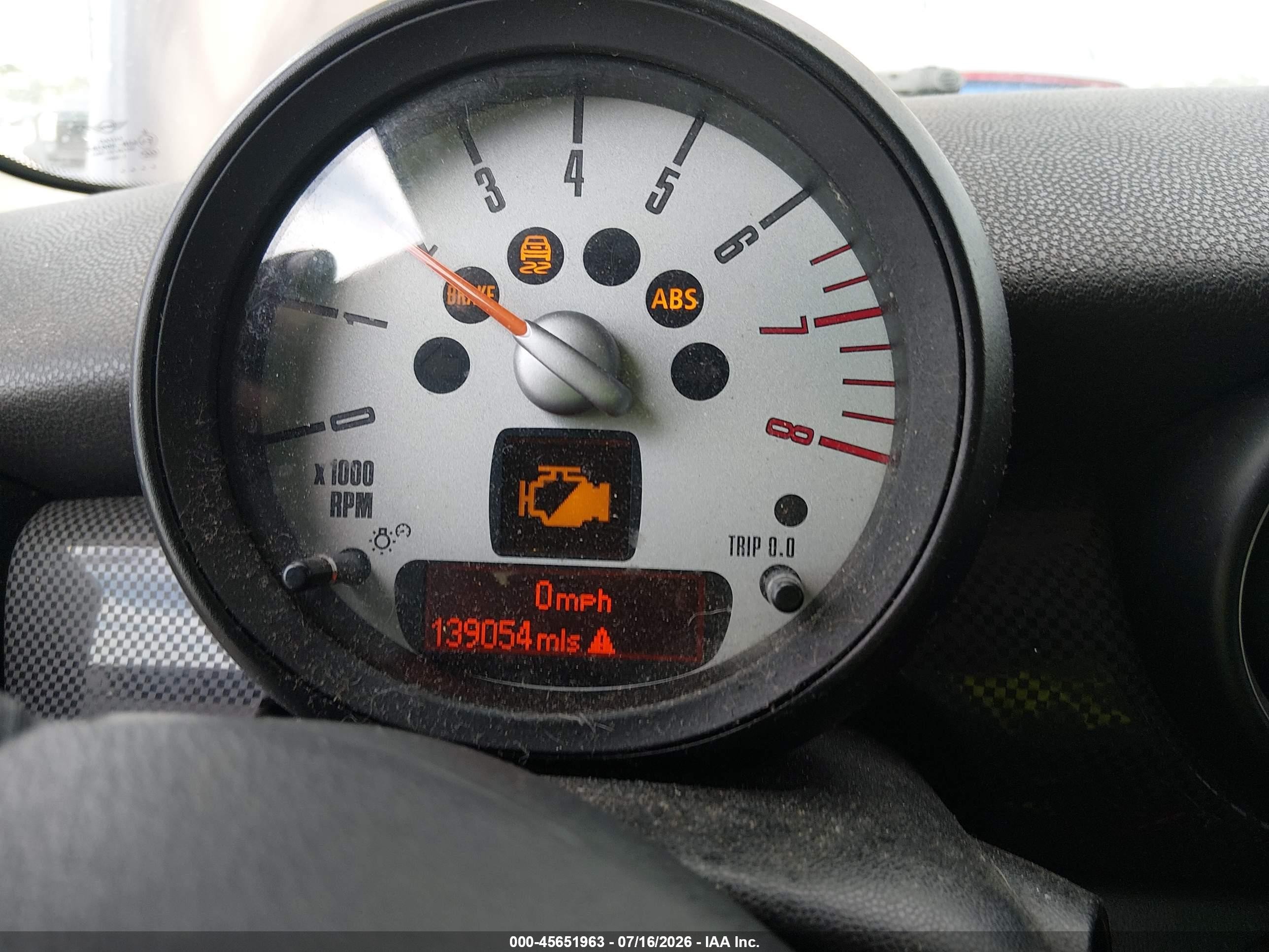 2011 Mini Cooper S   Brown vin: WMWSV3C56BTY20410