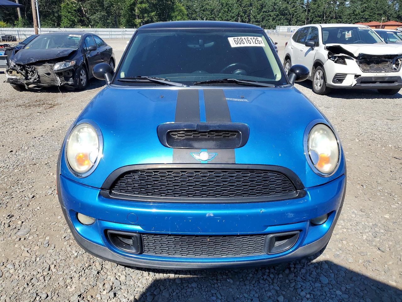 2011 Mini Cooper S Blue vin: WMWSV3C56BTY23131