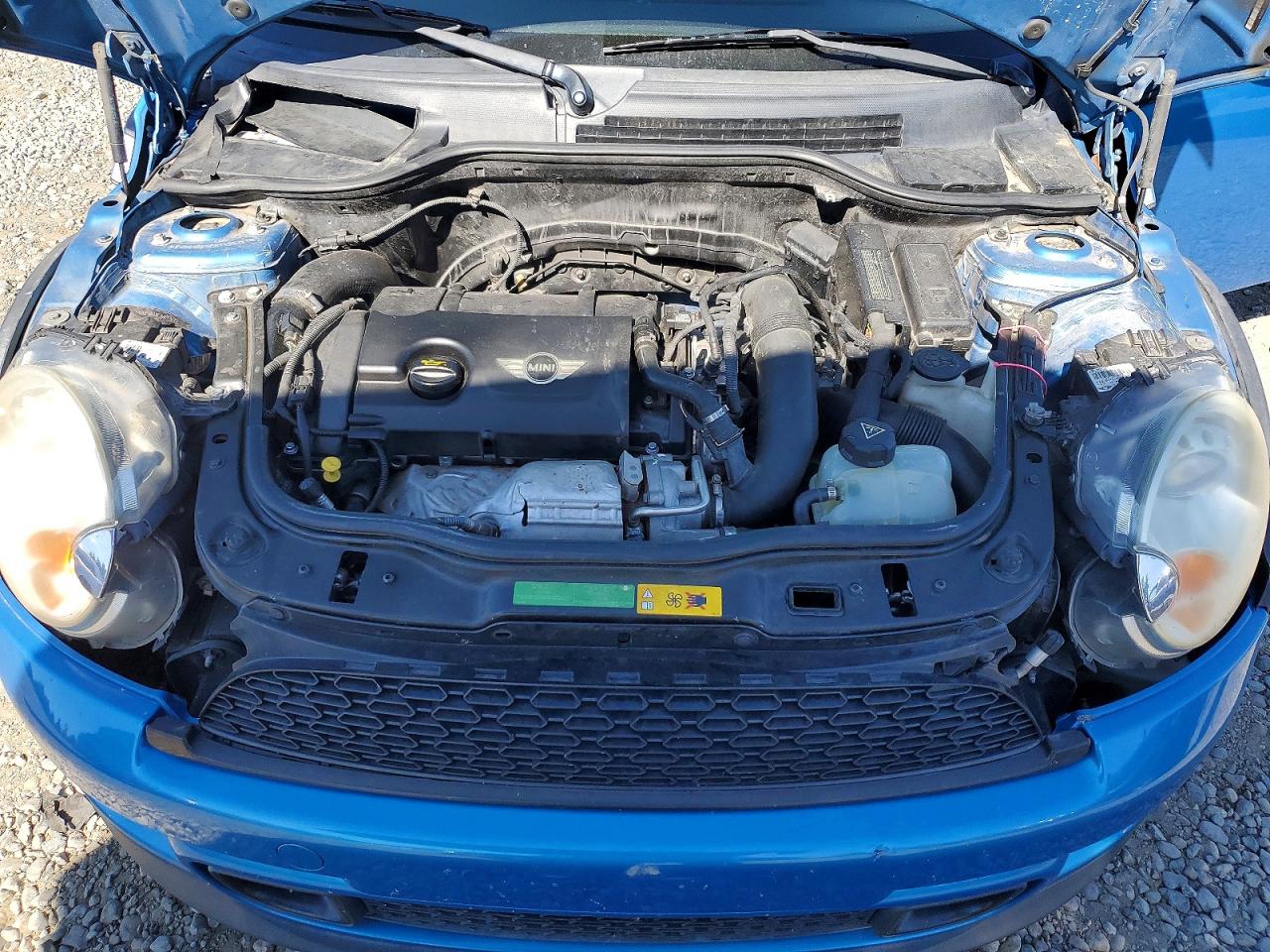 2011 Mini Cooper S Blue vin: WMWSV3C56BTY23131
