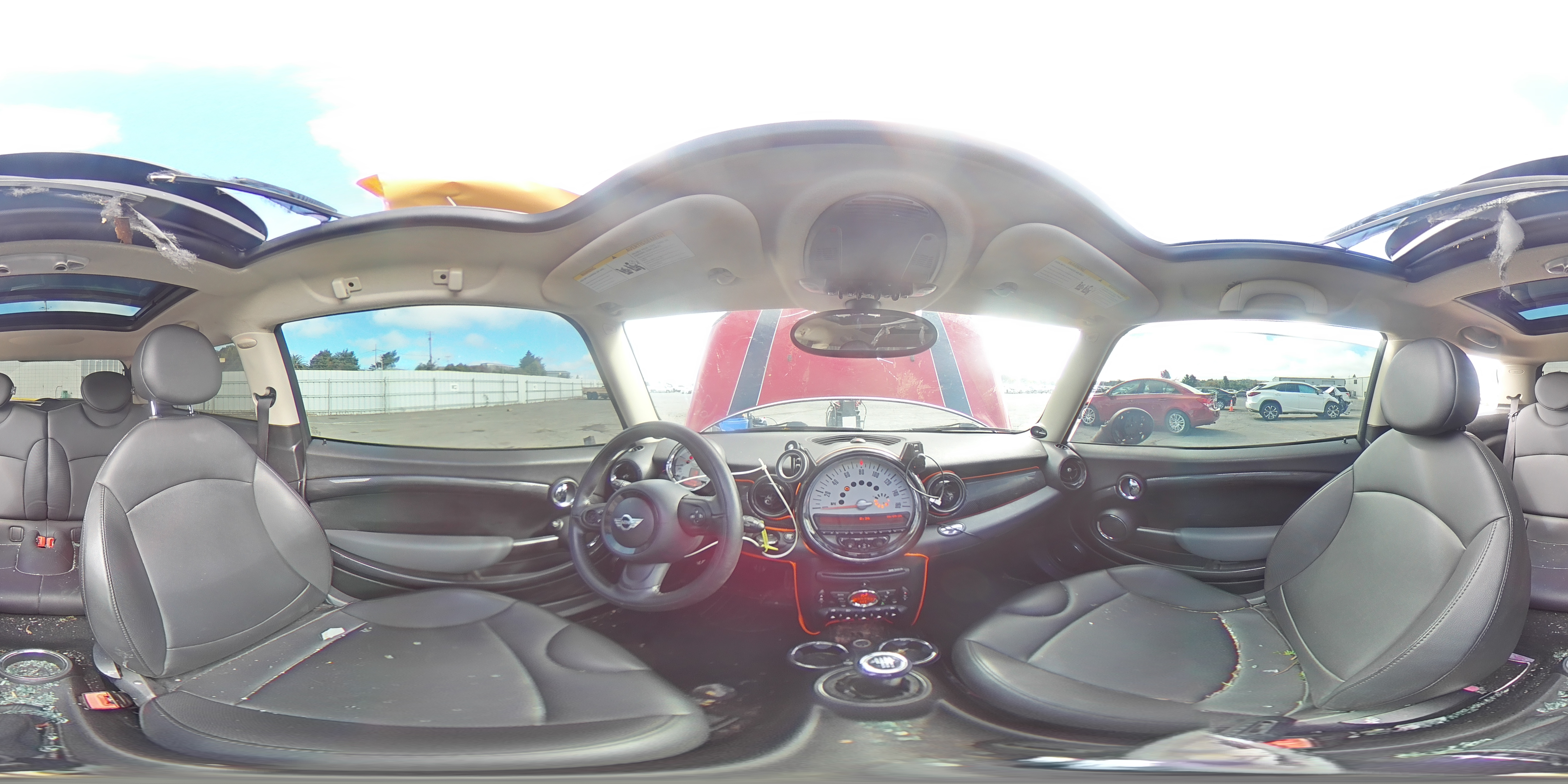 2012 Mini Cooper S Red vin: WMWSV3C56CTY29447