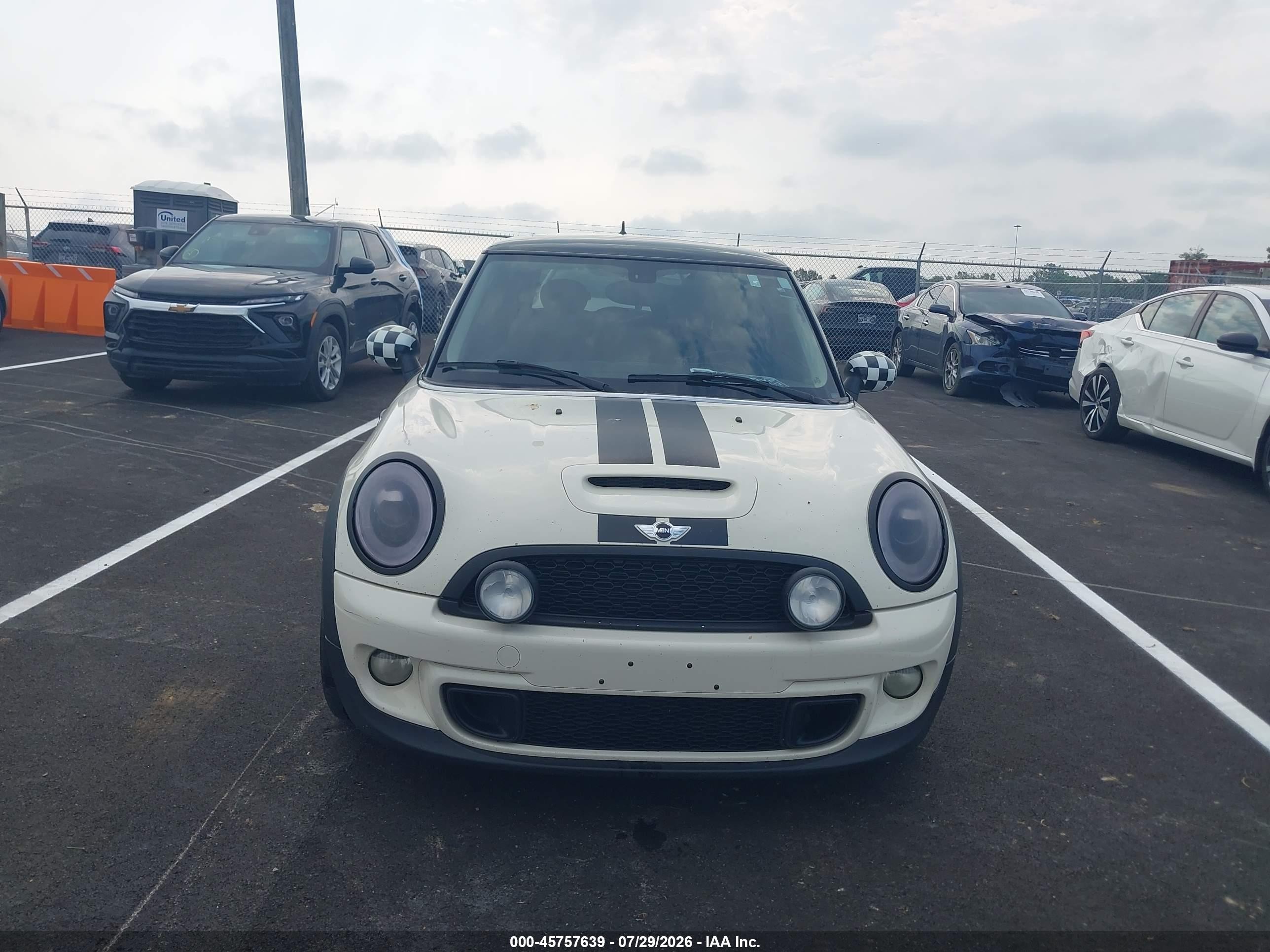 2013 Mini Hardtop Cooper S White vin: WMWSV3C56DT391787