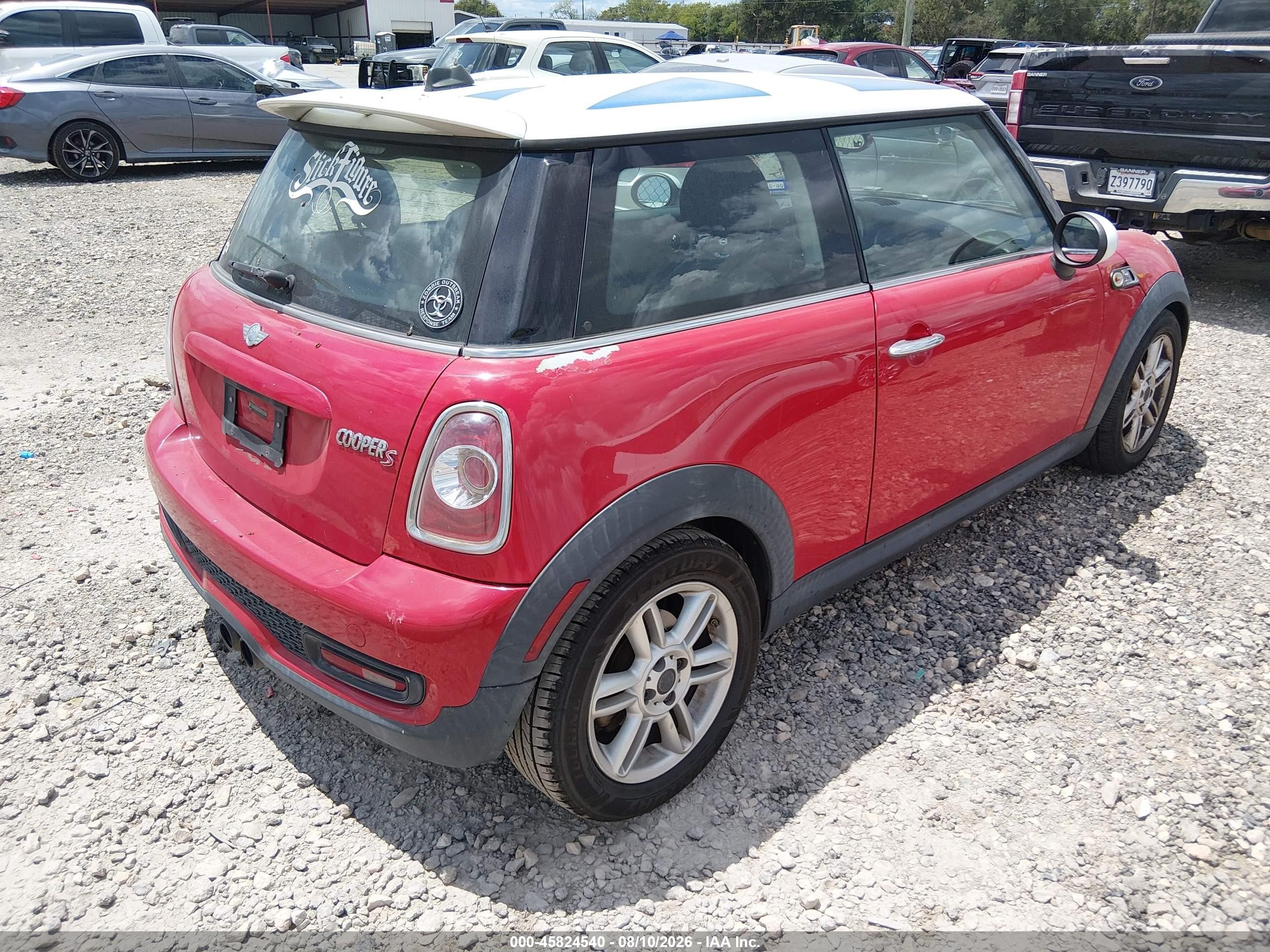 2013 Mini Hardtop Cooper S Red vin: WMWSV3C56DT392499