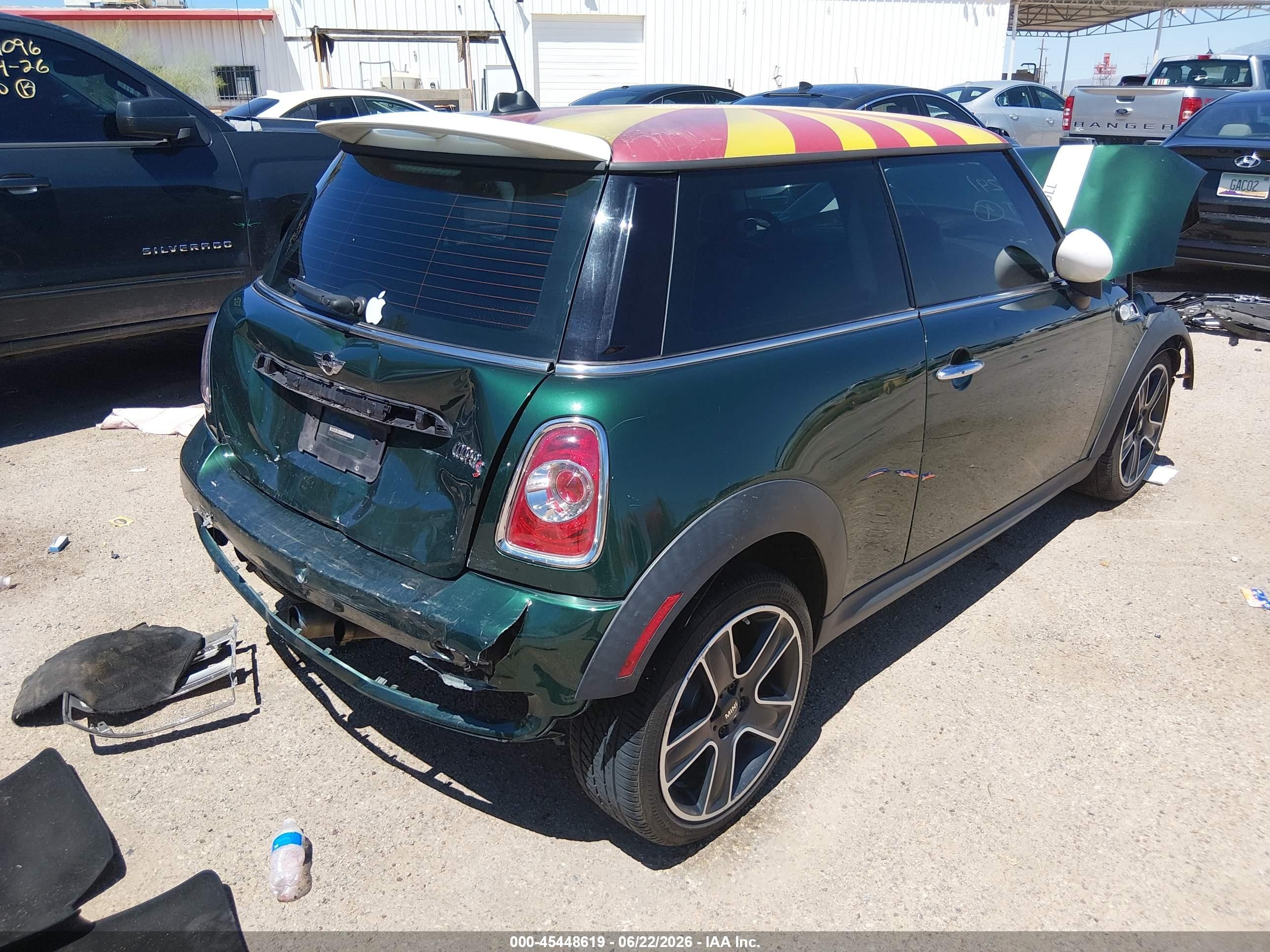 2013 Mini Hardtop Cooper S Green vin: WMWSV3C56DT476144