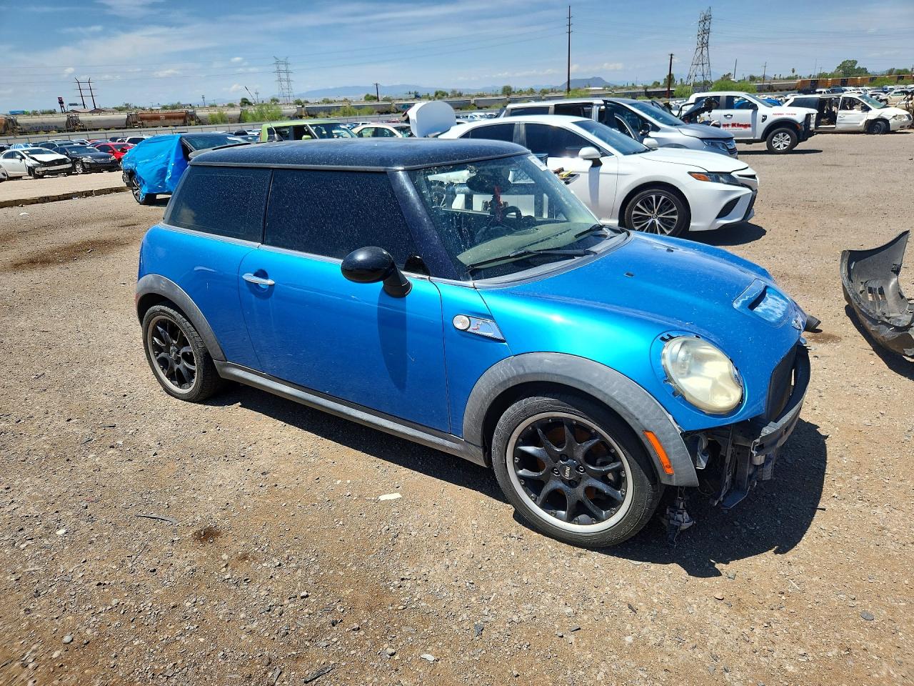 2011 Mini Cooper S Blue vin: WMWSV3C57BTY11280