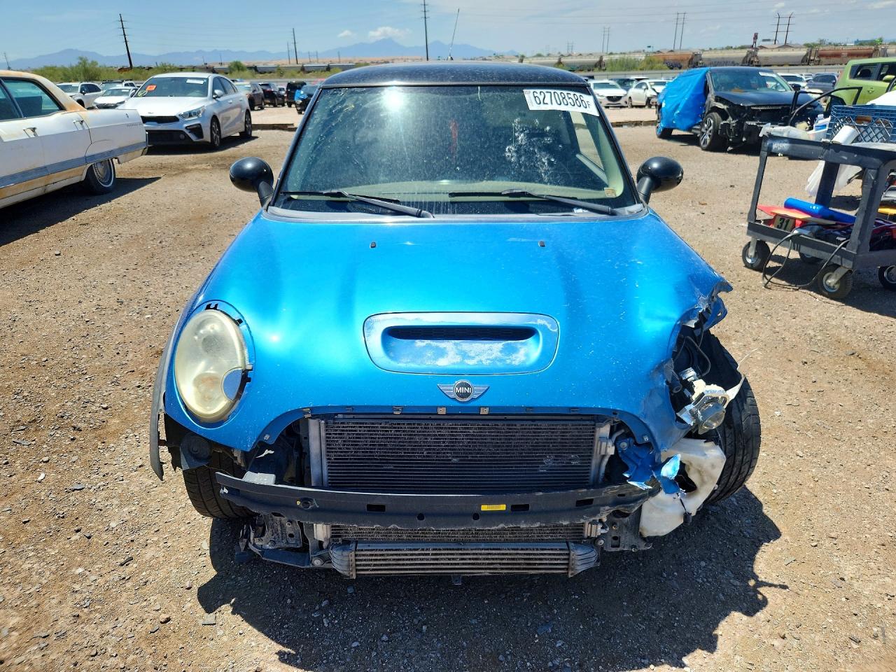 2011 Mini Cooper S Blue vin: WMWSV3C57BTY11280