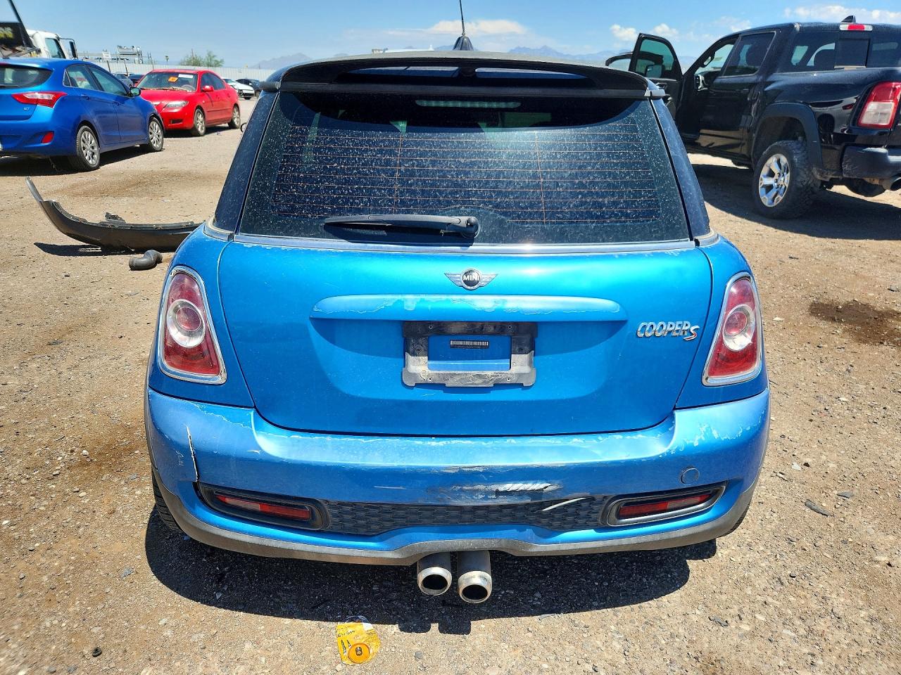 2011 Mini Cooper S Blue vin: WMWSV3C57BTY11280