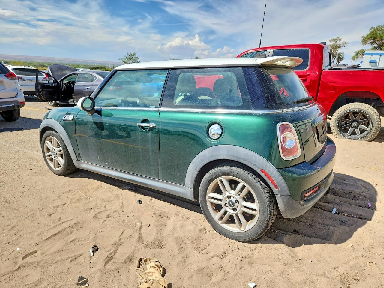2012 Mini Cooper S Зеленый vin: WMWSV3C57CTY29506