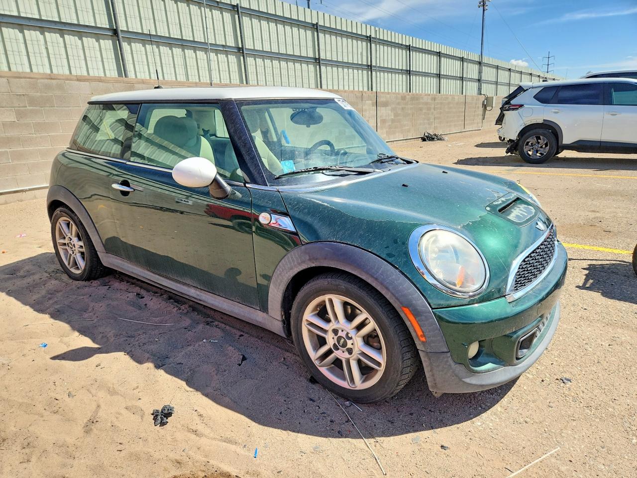 2012 Mini Cooper S Зеленый vin: WMWSV3C57CTY29506