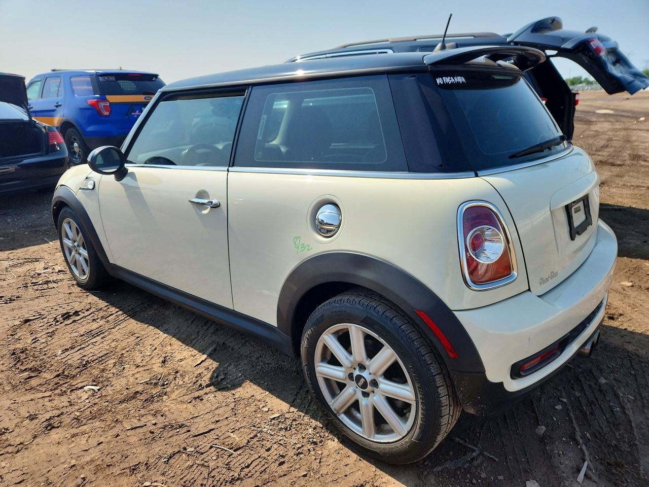 2013 Mini Cooper S Белый vin: WMWSV3C57DT389885