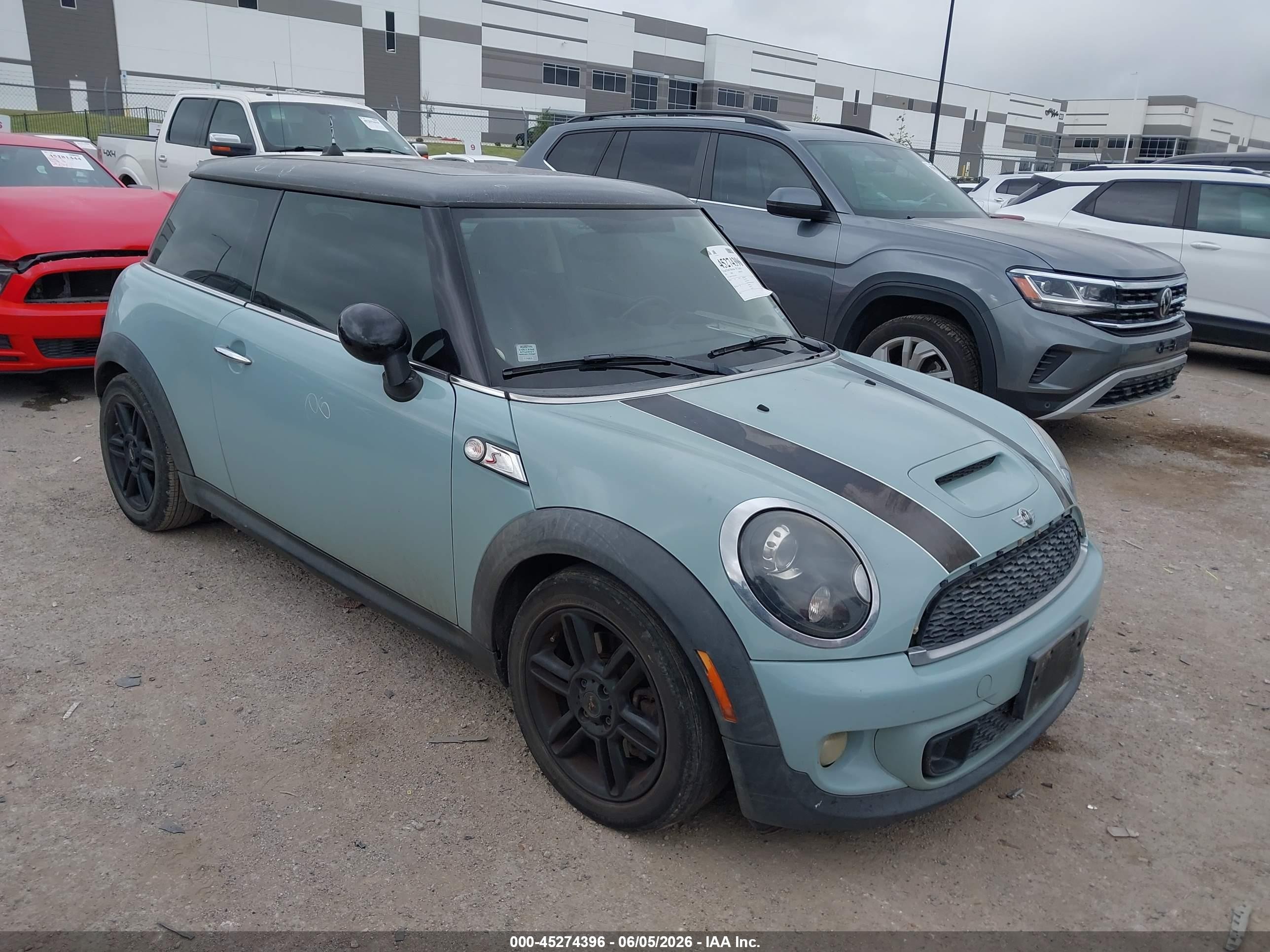 2013 Mini Hardtop Cooper S Blue vin: WMWSV3C57DT390521