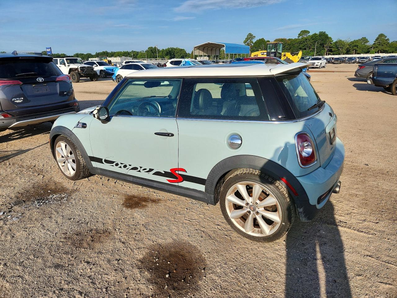 2013 Mini Cooper S Синий vin: WMWSV3C57DT391071
