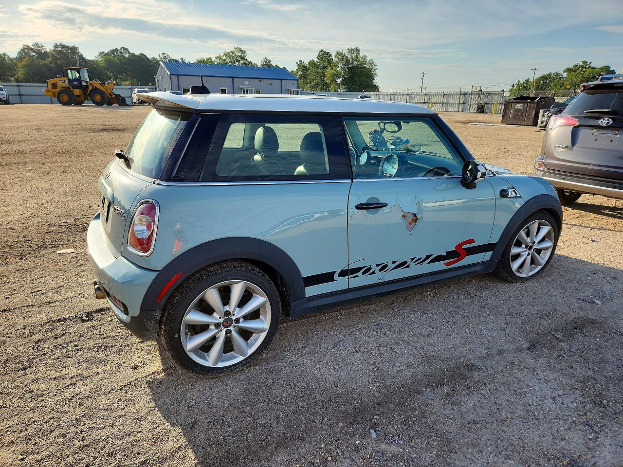 2013 Mini Cooper S Синий vin: WMWSV3C57DT391071