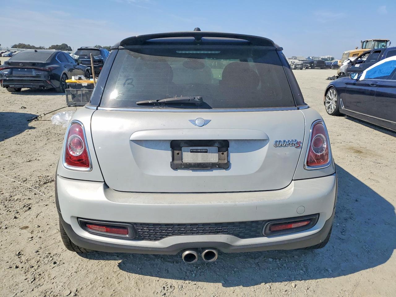 2011 Mini Cooper S Gray vin: WMWSV3C58BTY15306