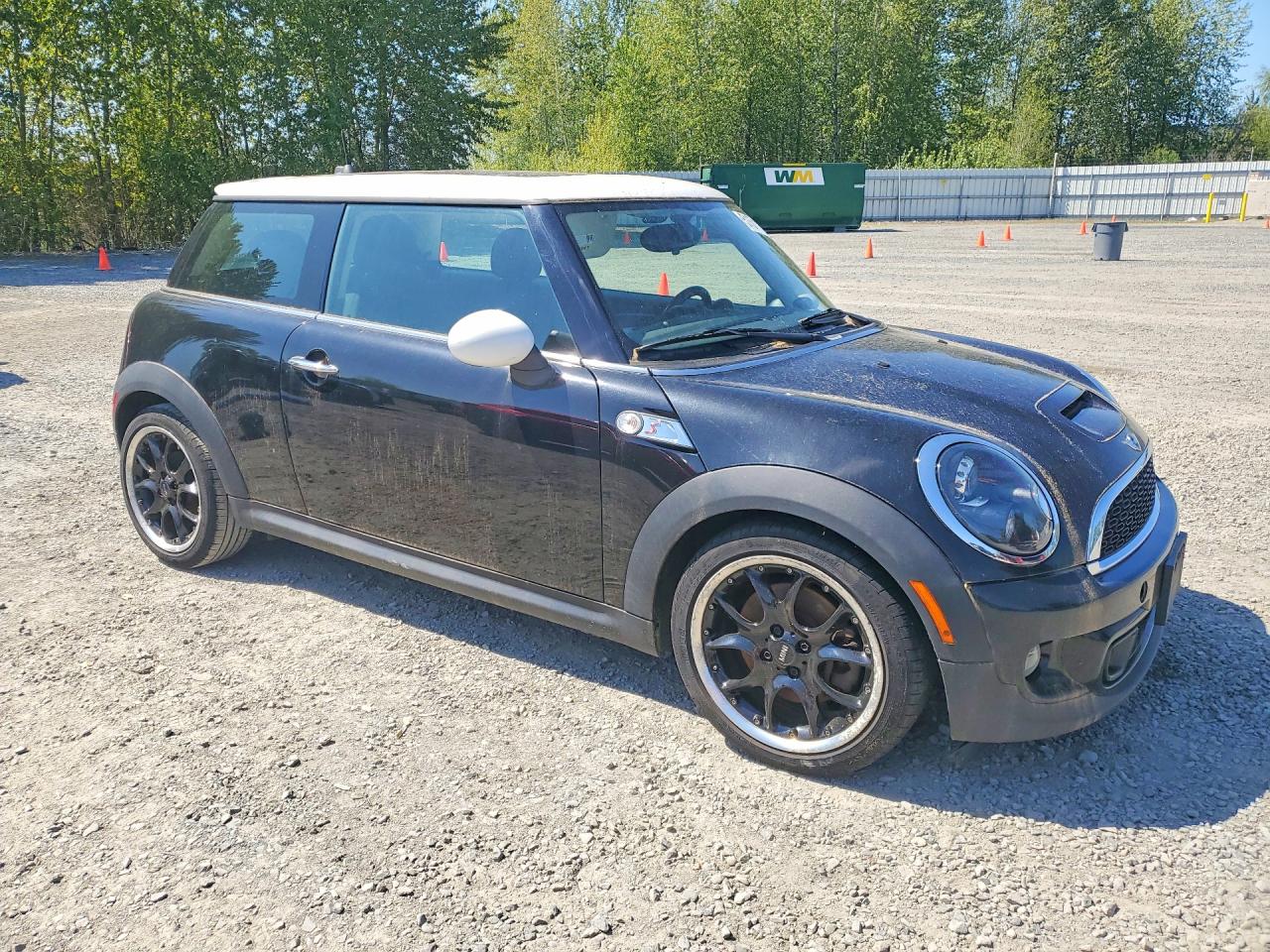 2011 Mini Cooper S Black vin: WMWSV3C58BTY24247