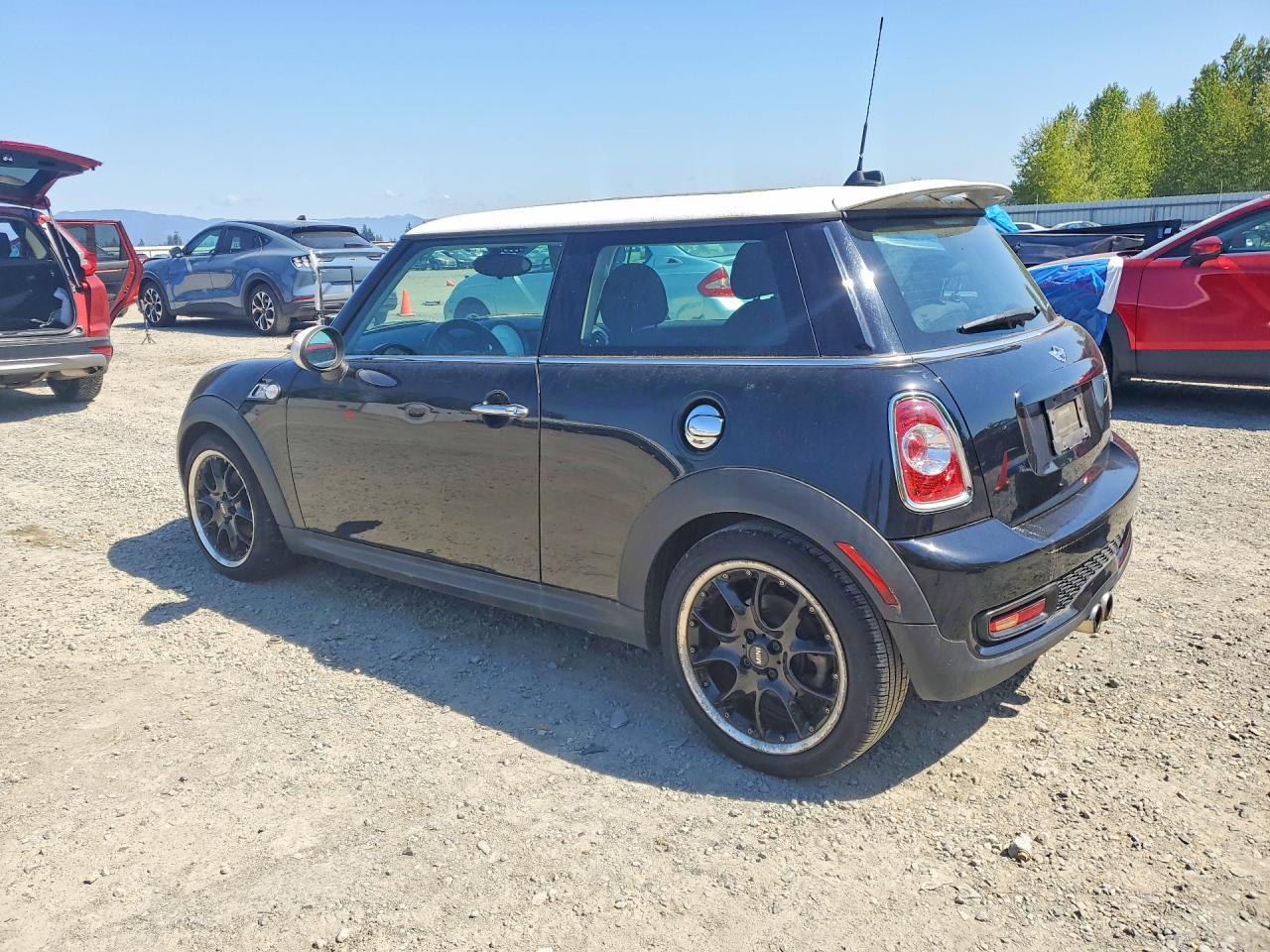 2011 Mini Cooper S Black vin: WMWSV3C58BTY24247