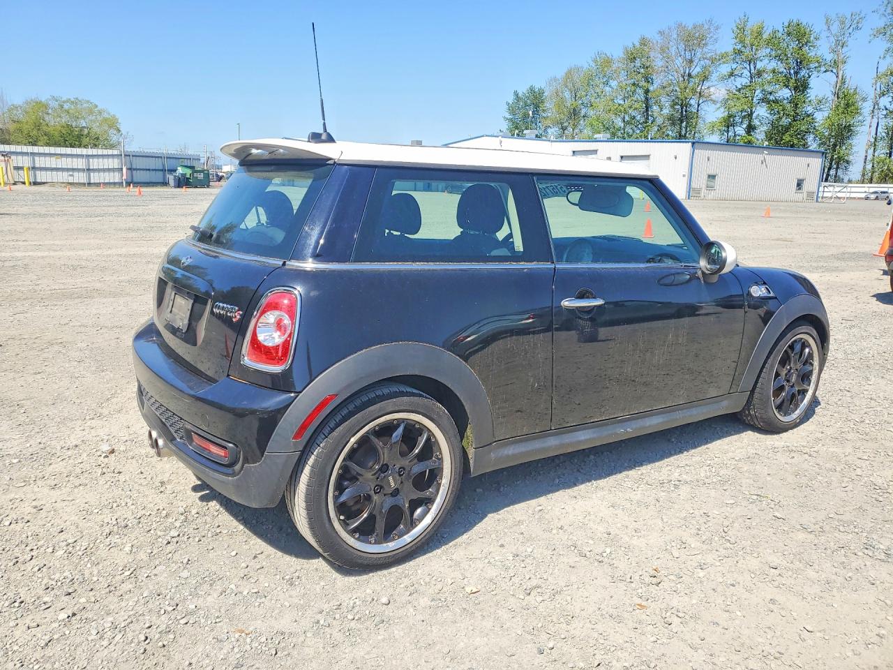 2011 Mini Cooper S Black vin: WMWSV3C58BTY24247