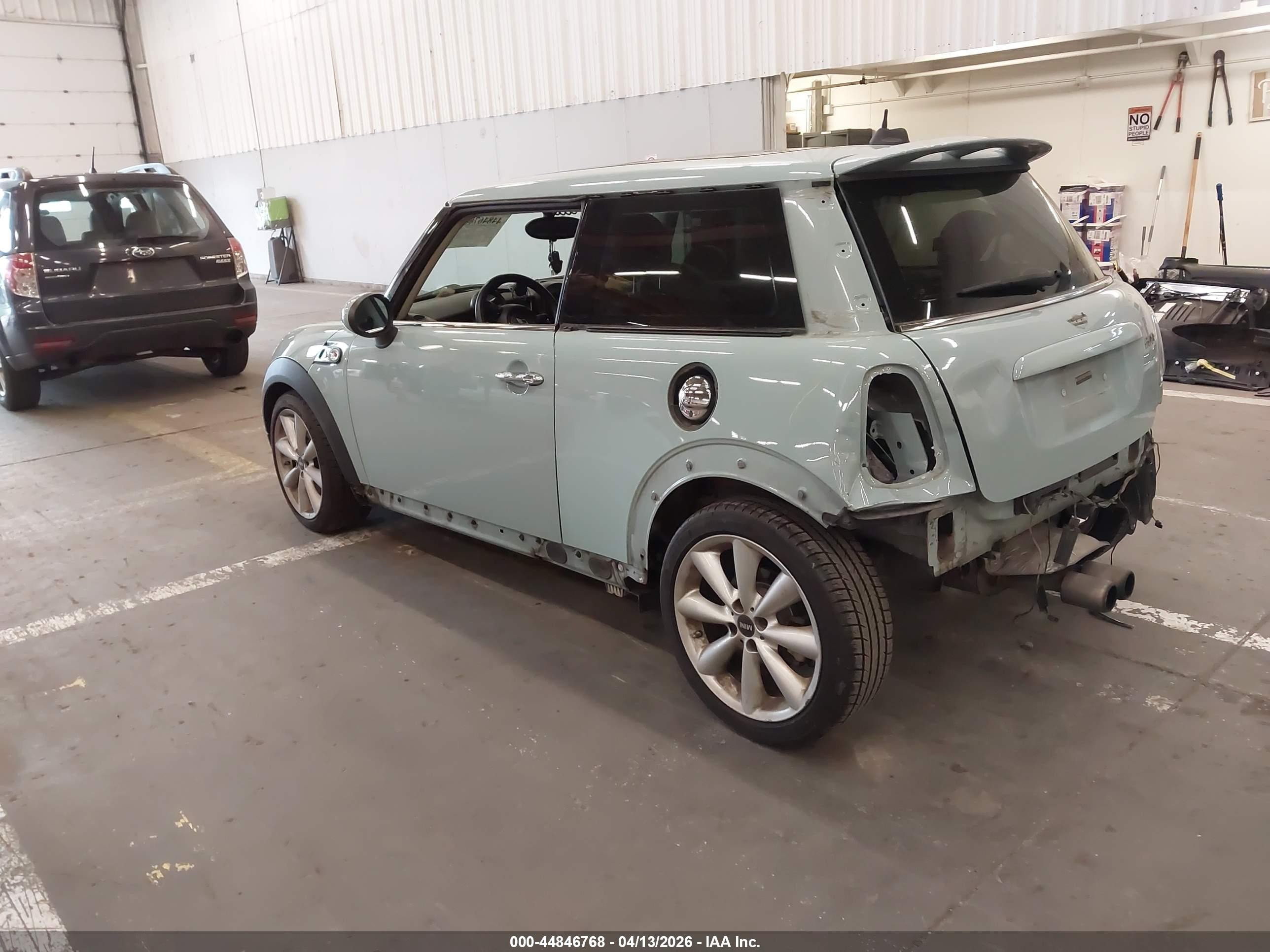2012 Mini Cooper S Light Blue vin: WMWSV3C58CT387514