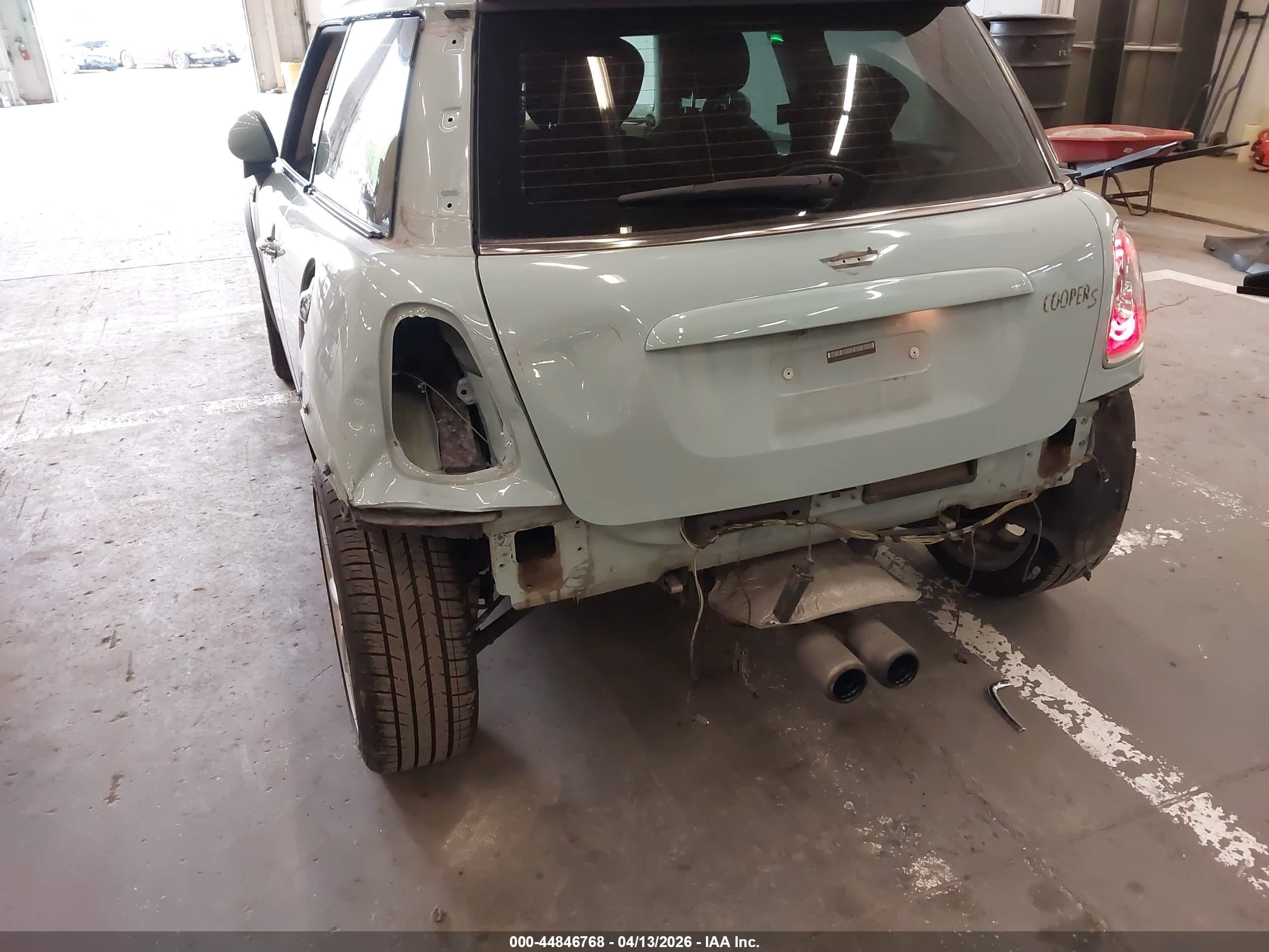 2012 Mini Cooper S Light Blue vin: WMWSV3C58CT387514
