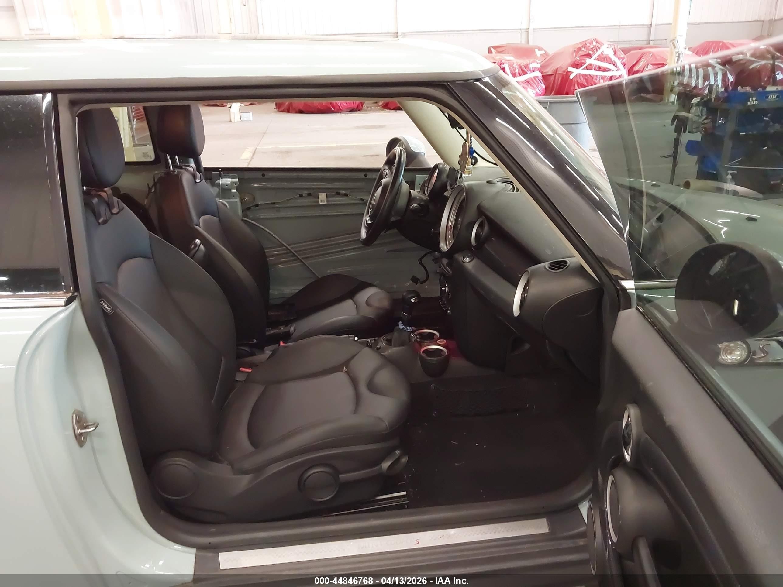 2012 Mini Cooper S Light Blue vin: WMWSV3C58CT387514