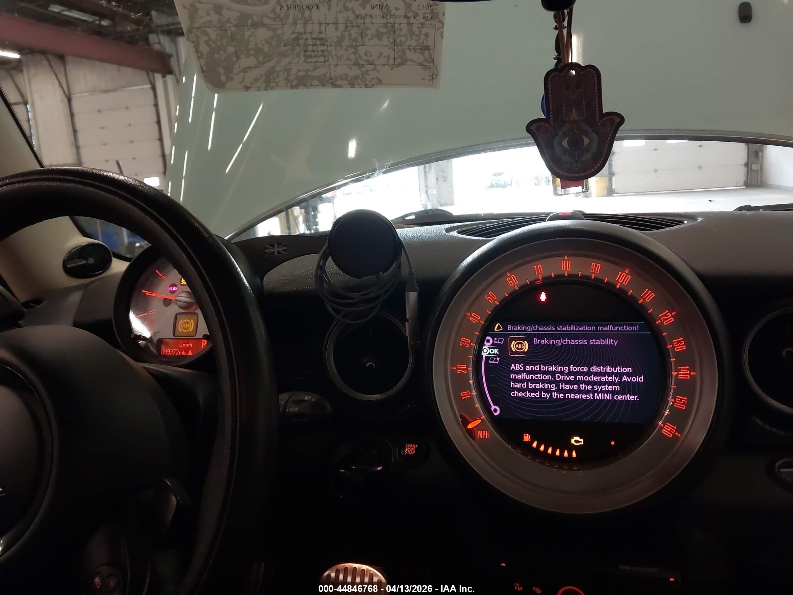 2012 Mini Cooper S Light Blue vin: WMWSV3C58CT387514